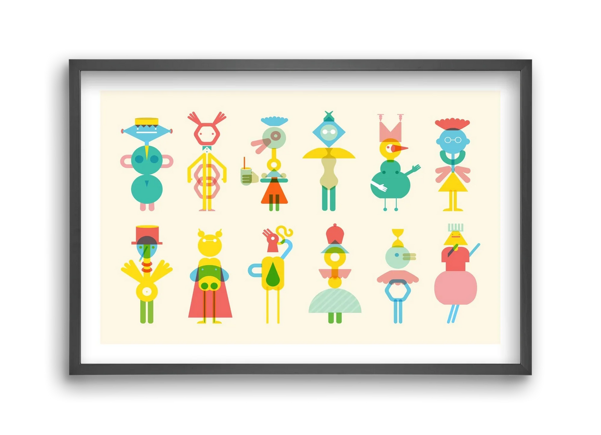 Geometric Friends - artbridge