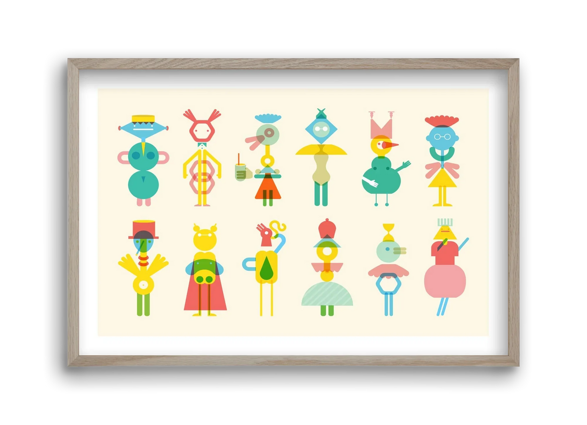 Geometric Friends - artbridge