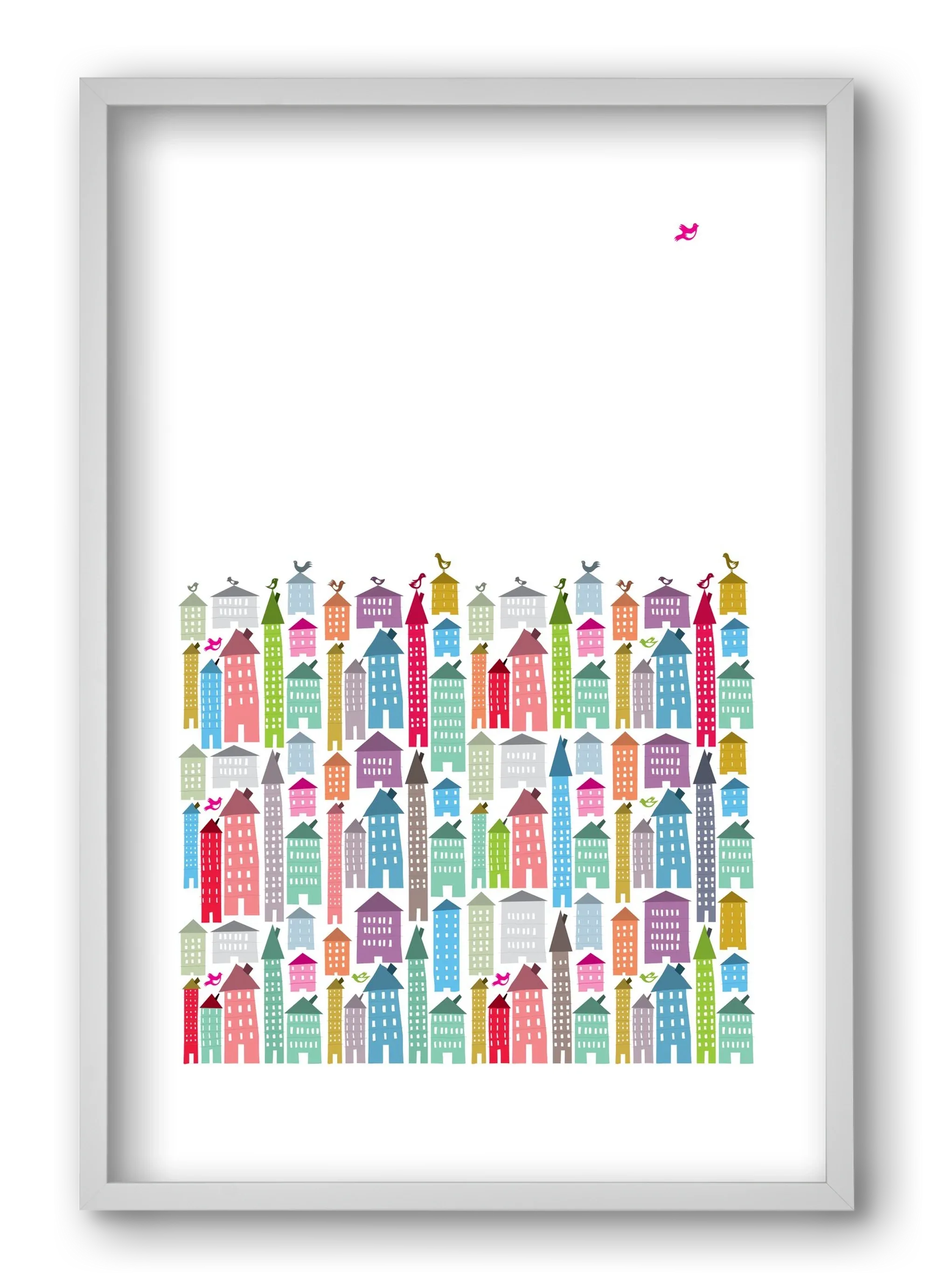 Houses and Birds - artbridge