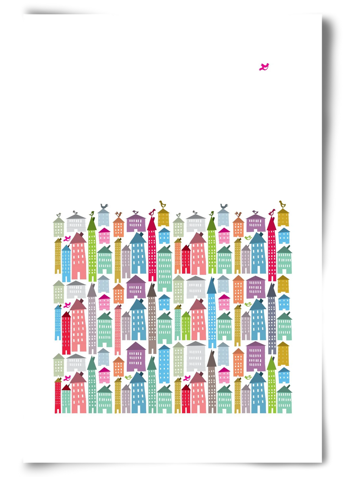 Houses and Birds - artbridge
