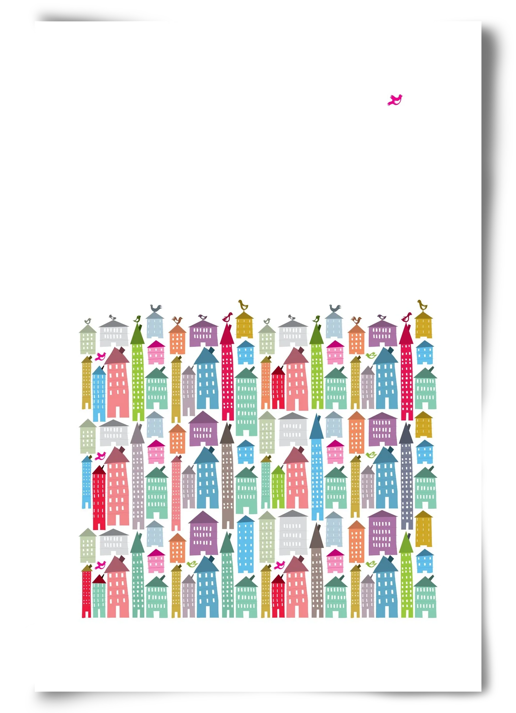 Houses and Birds - artbridge