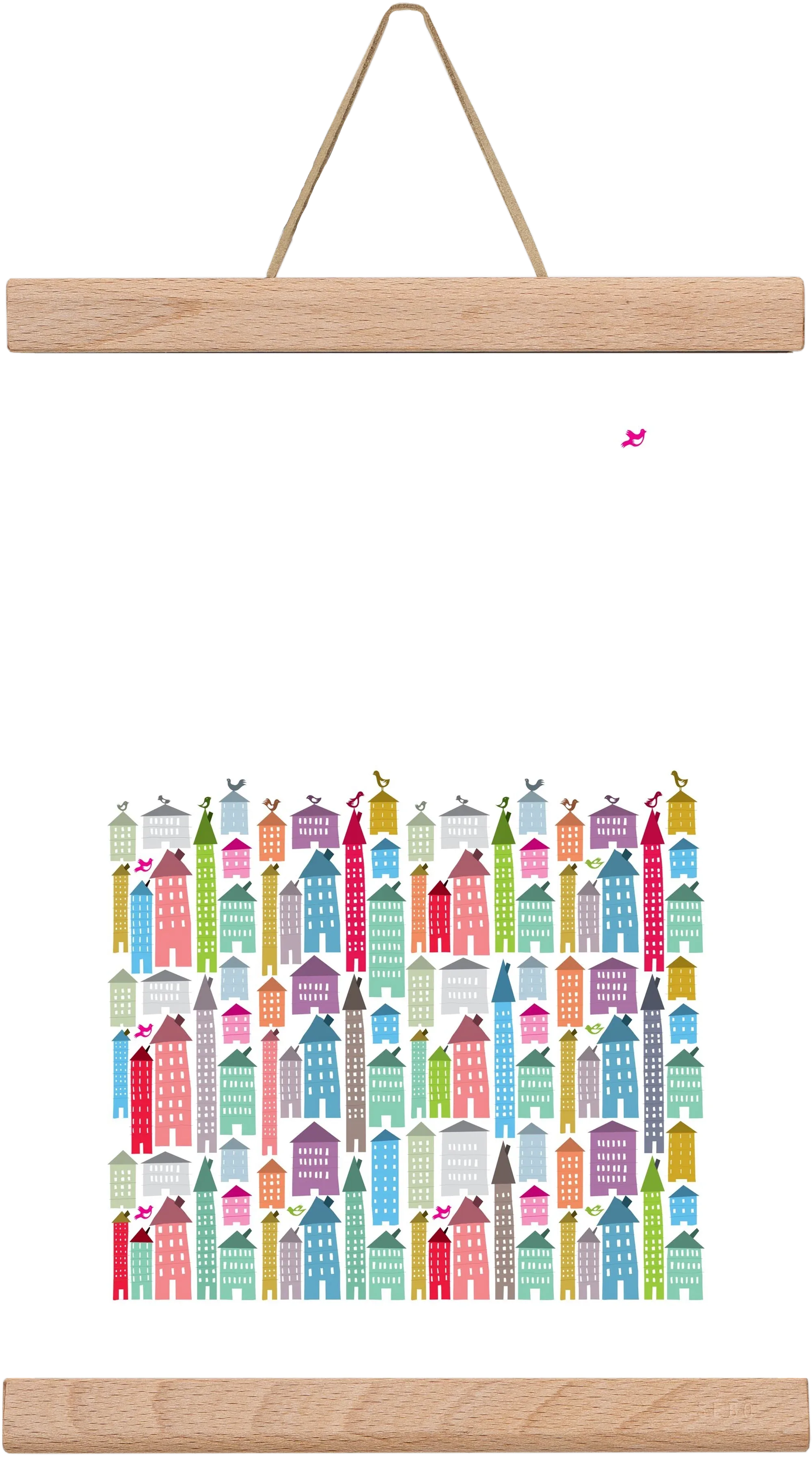 Houses and Birds - artbridge