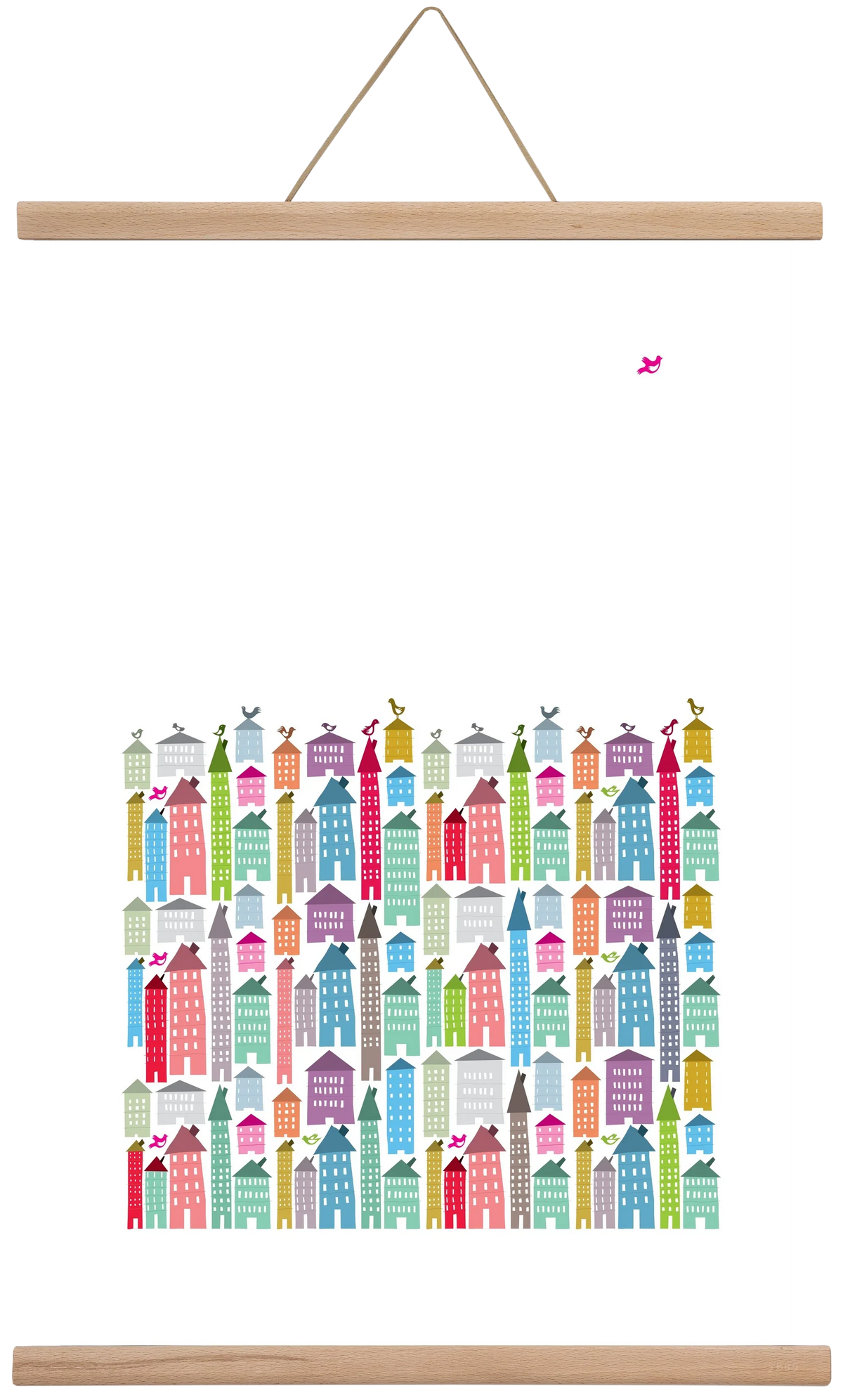 Houses and Birds - artbridge