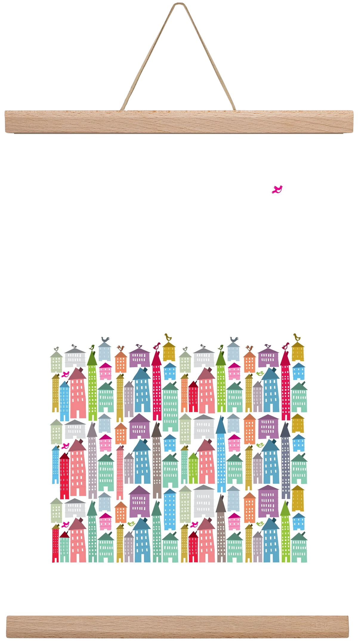 Houses and Birds - artbridge