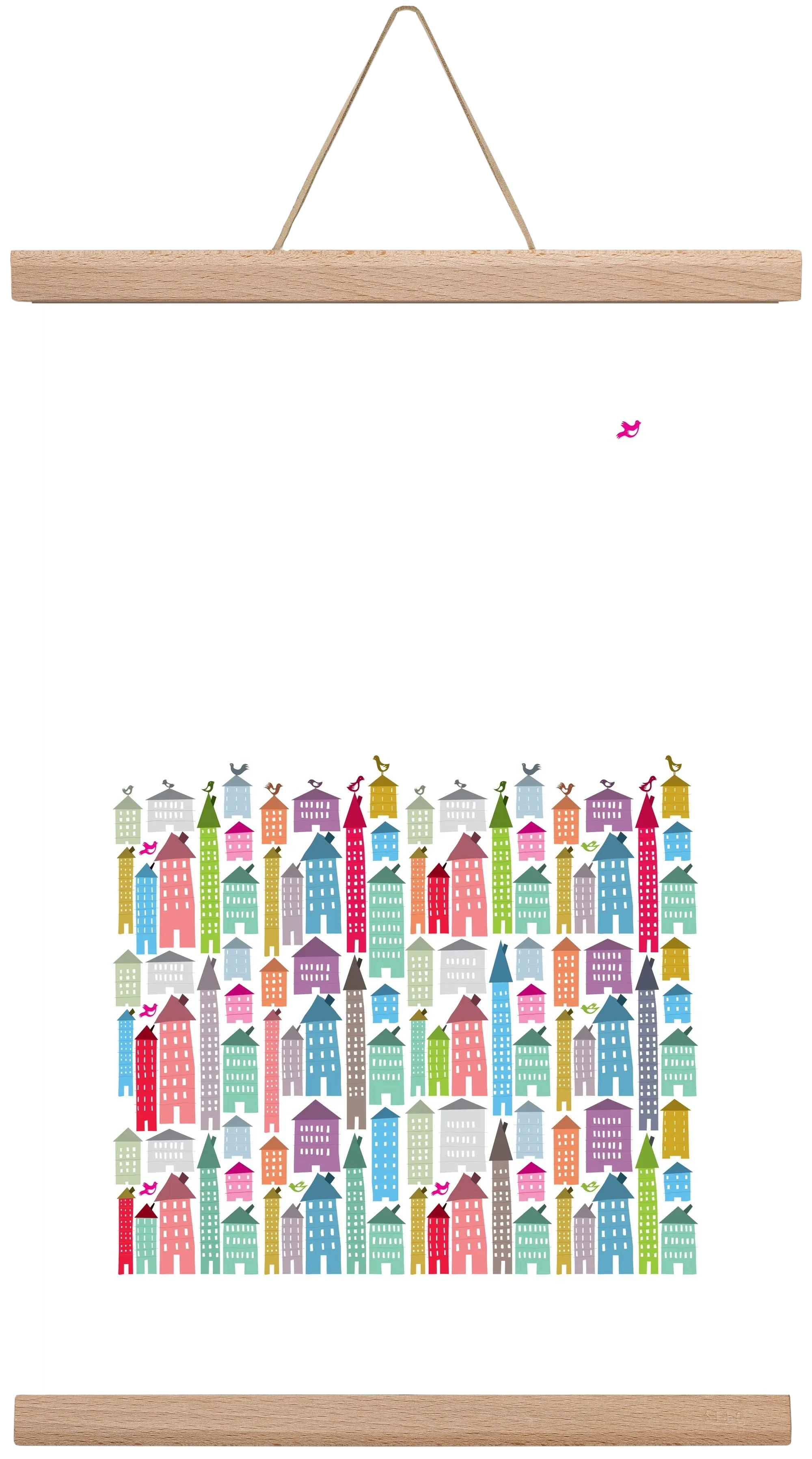 Houses and Birds - artbridge
