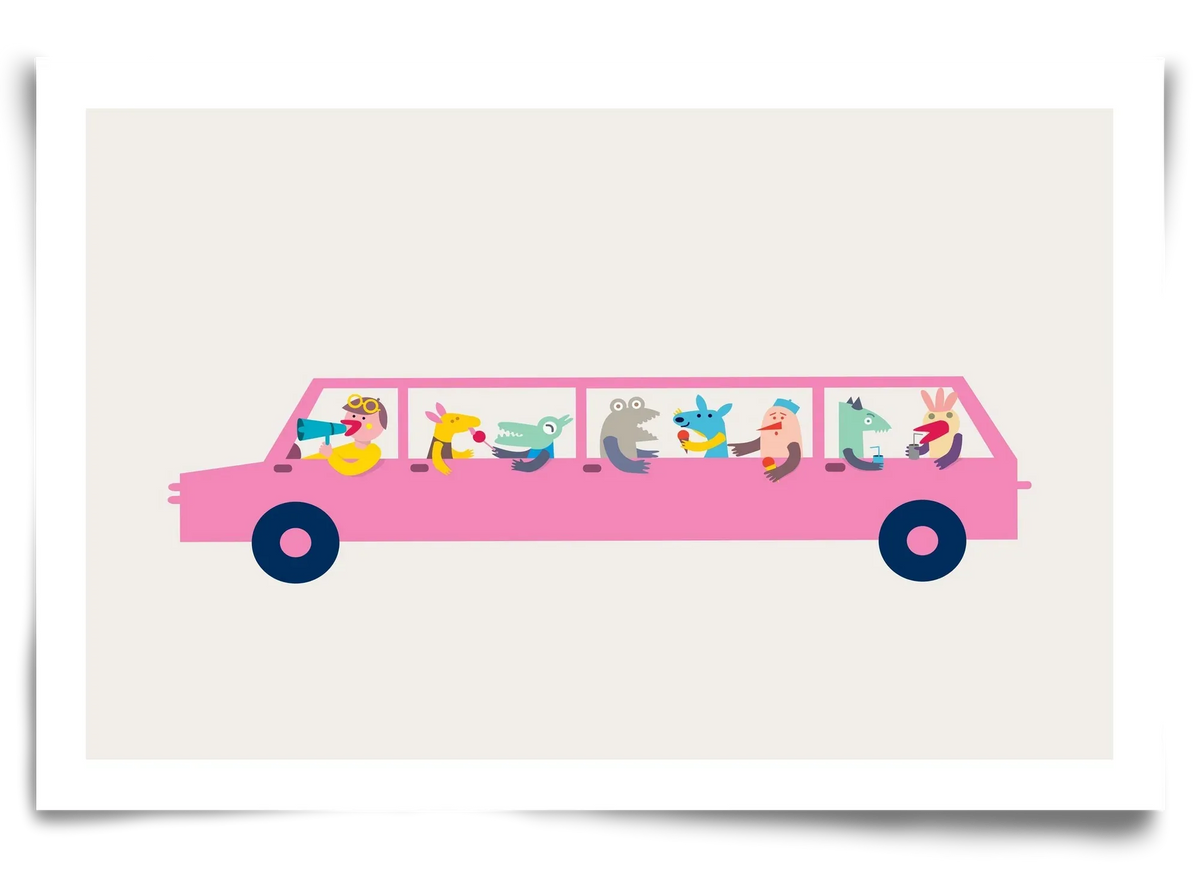 Pink Car - artbridge