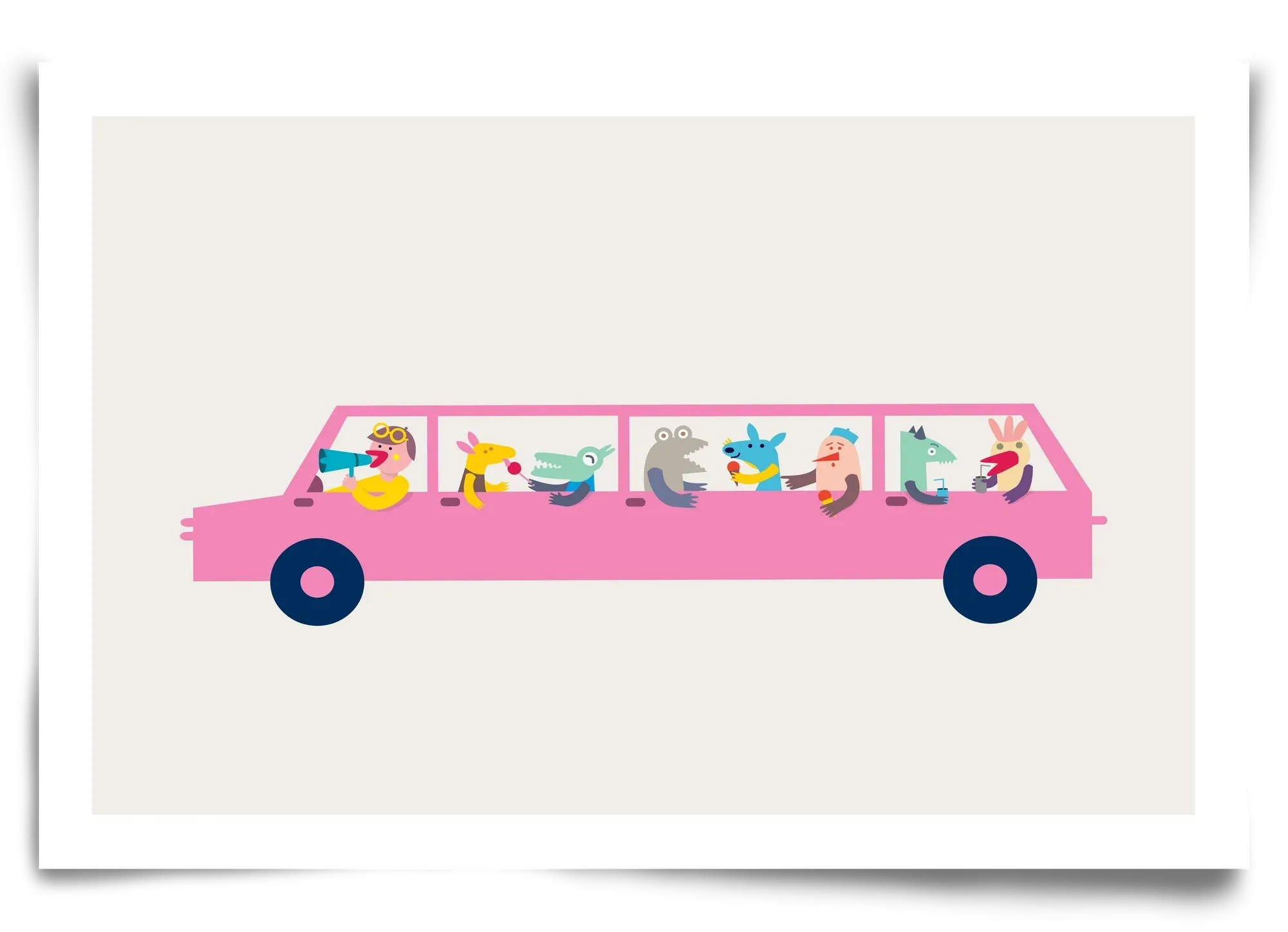 Pink Car - artbridge