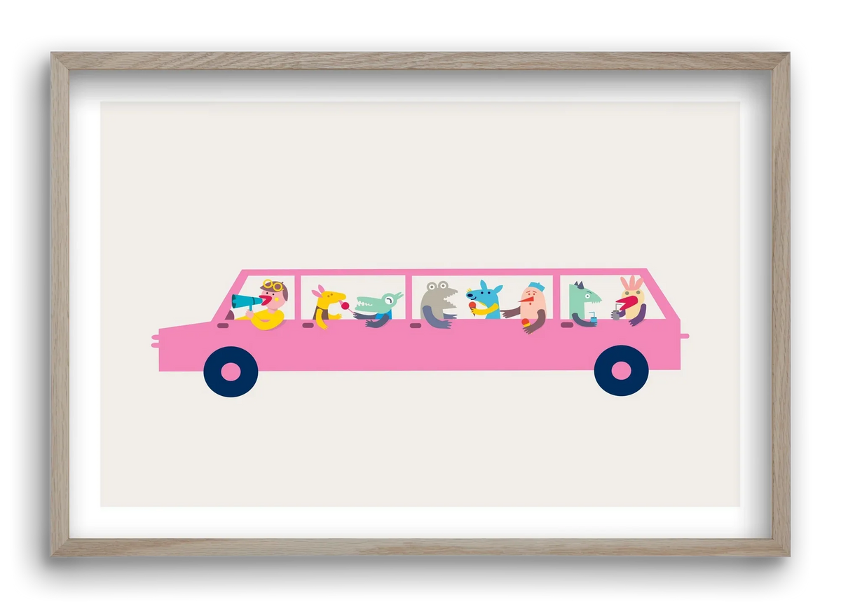 Pink Car - artbridge