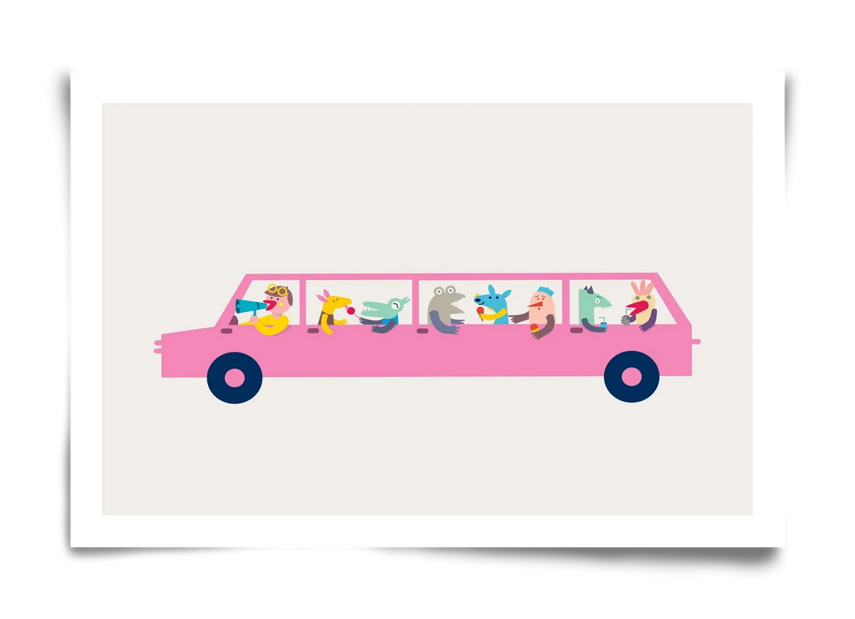 Pink Car - artbridge