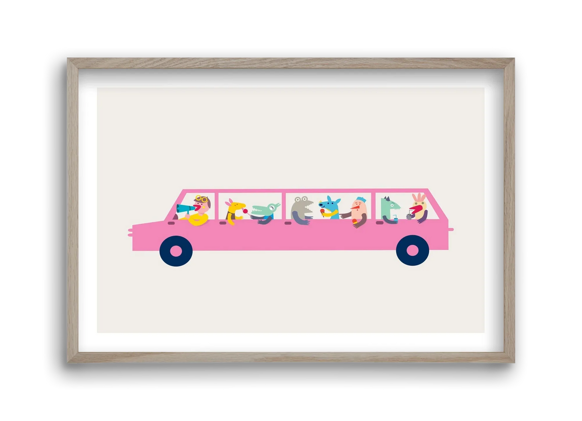 Pink Car - artbridge