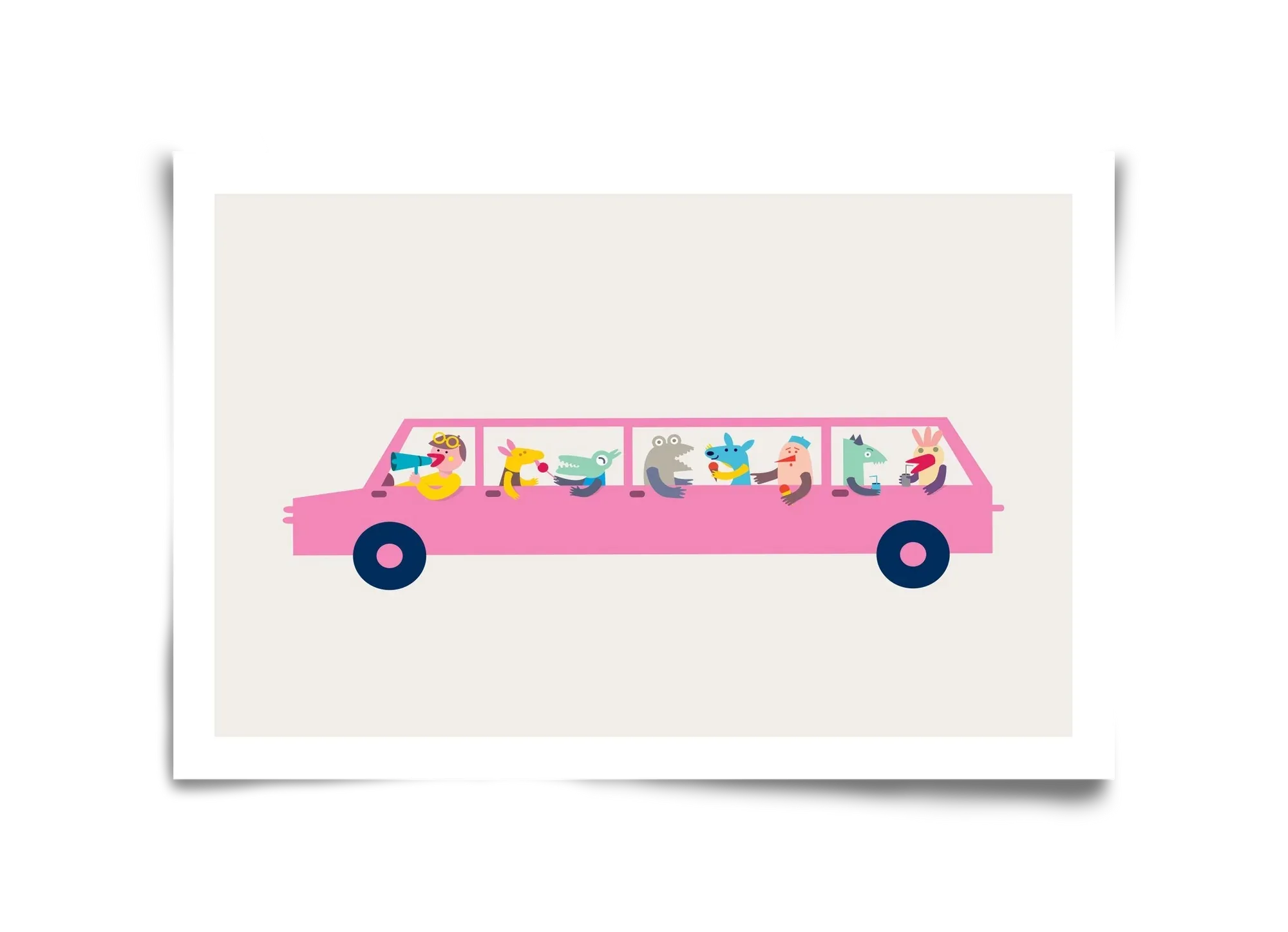 Pink Car - artbridge