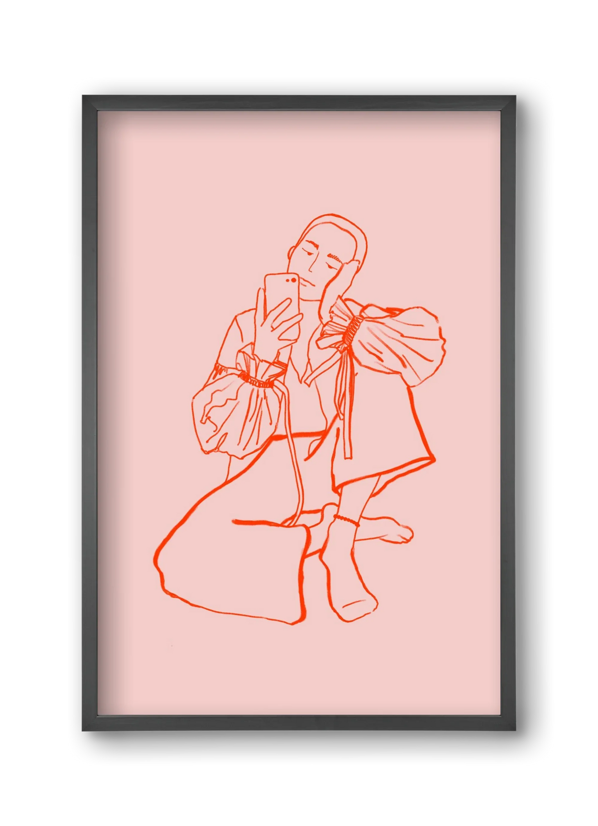 MIRROR SELFIE PINK - artbridge