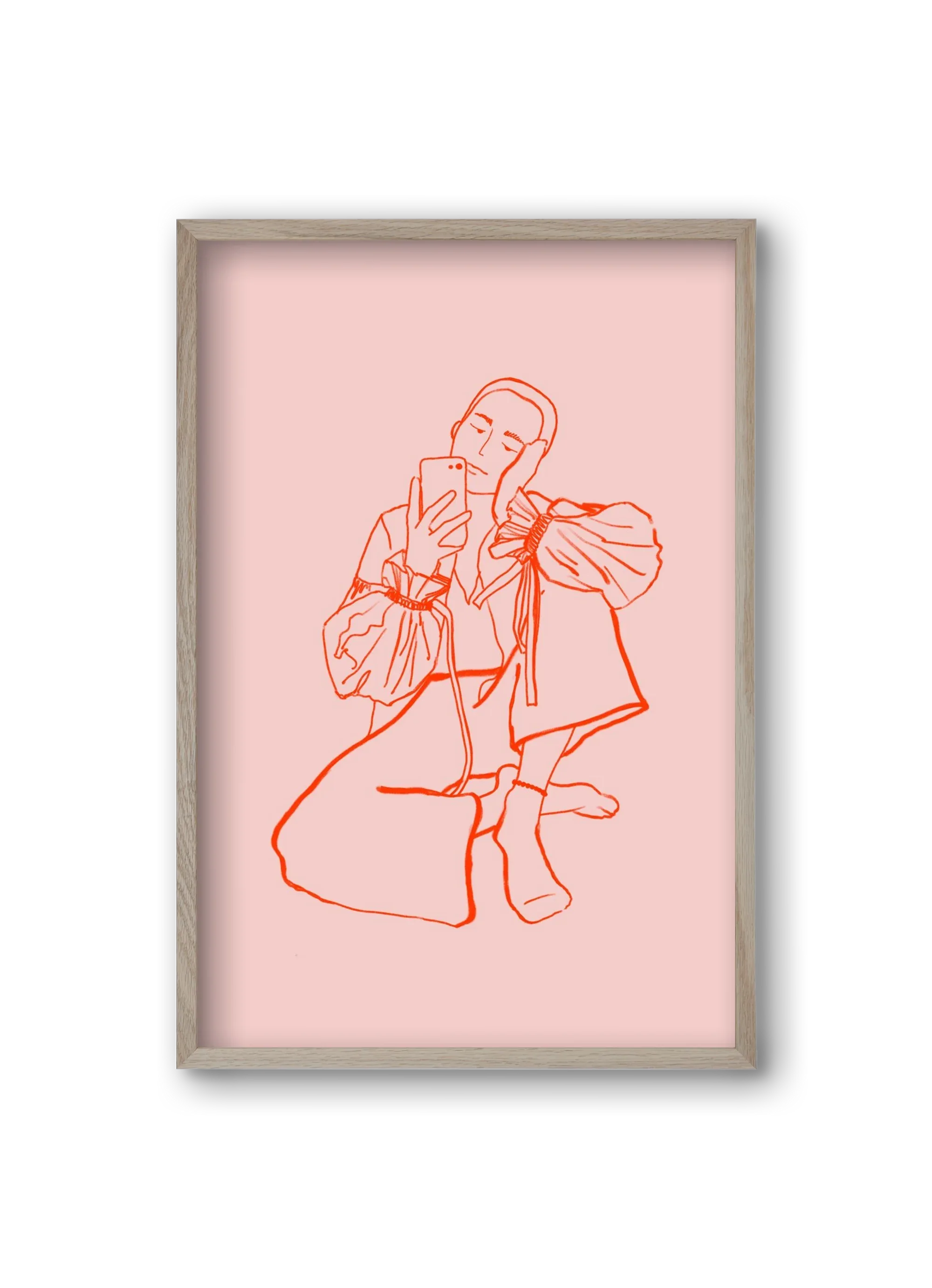 MIRROR SELFIE PINK - artbridge
