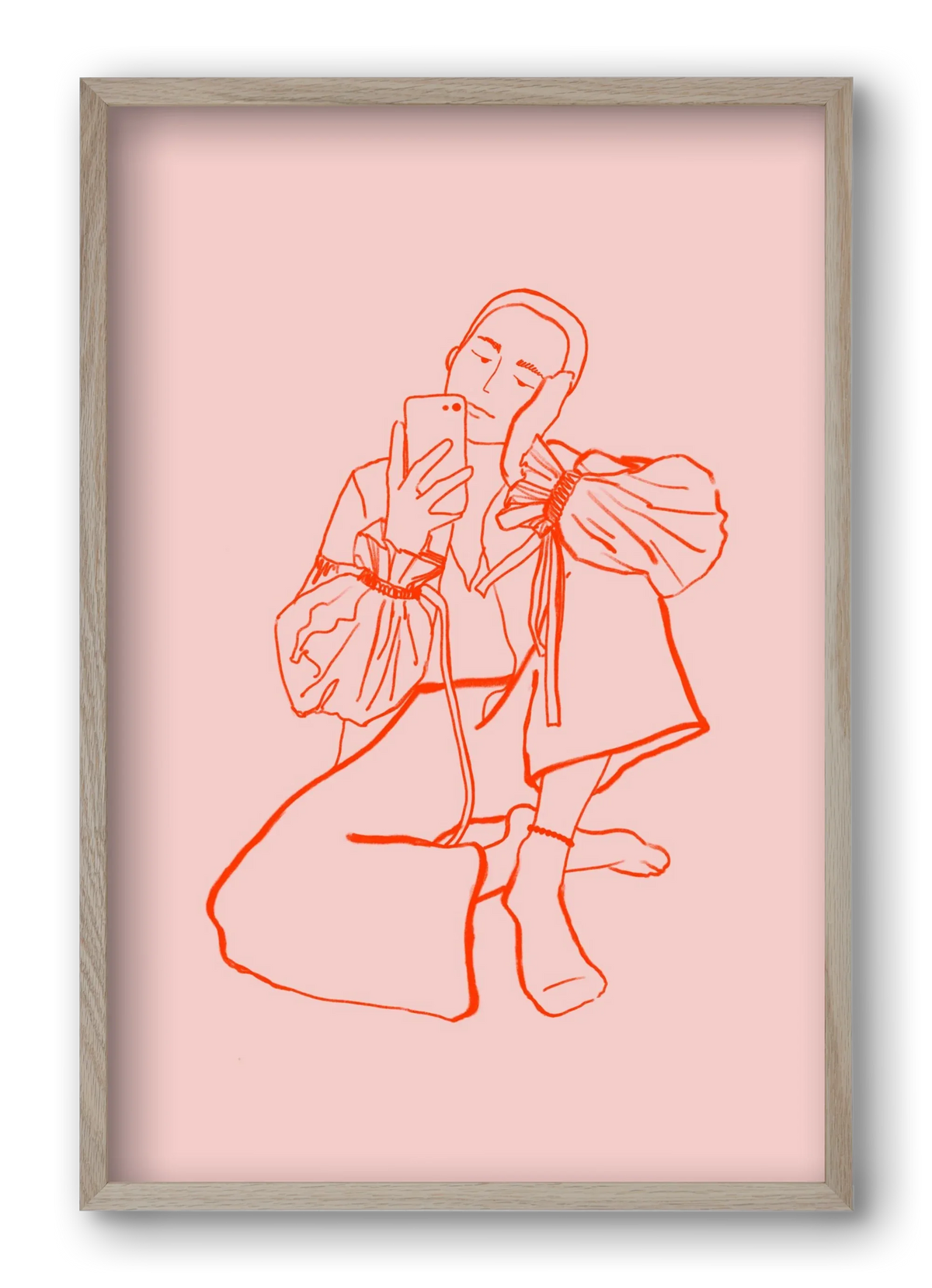 MIRROR SELFIE PINK - artbridge