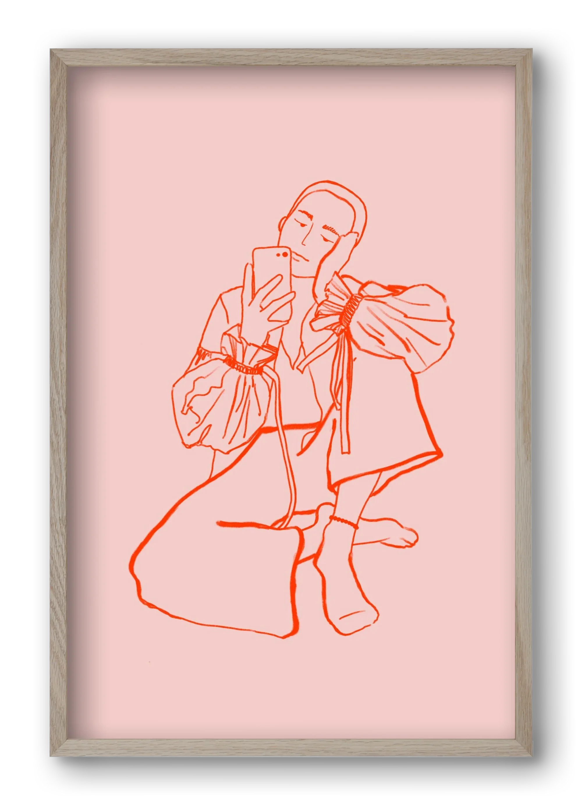 MIRROR SELFIE PINK - artbridge