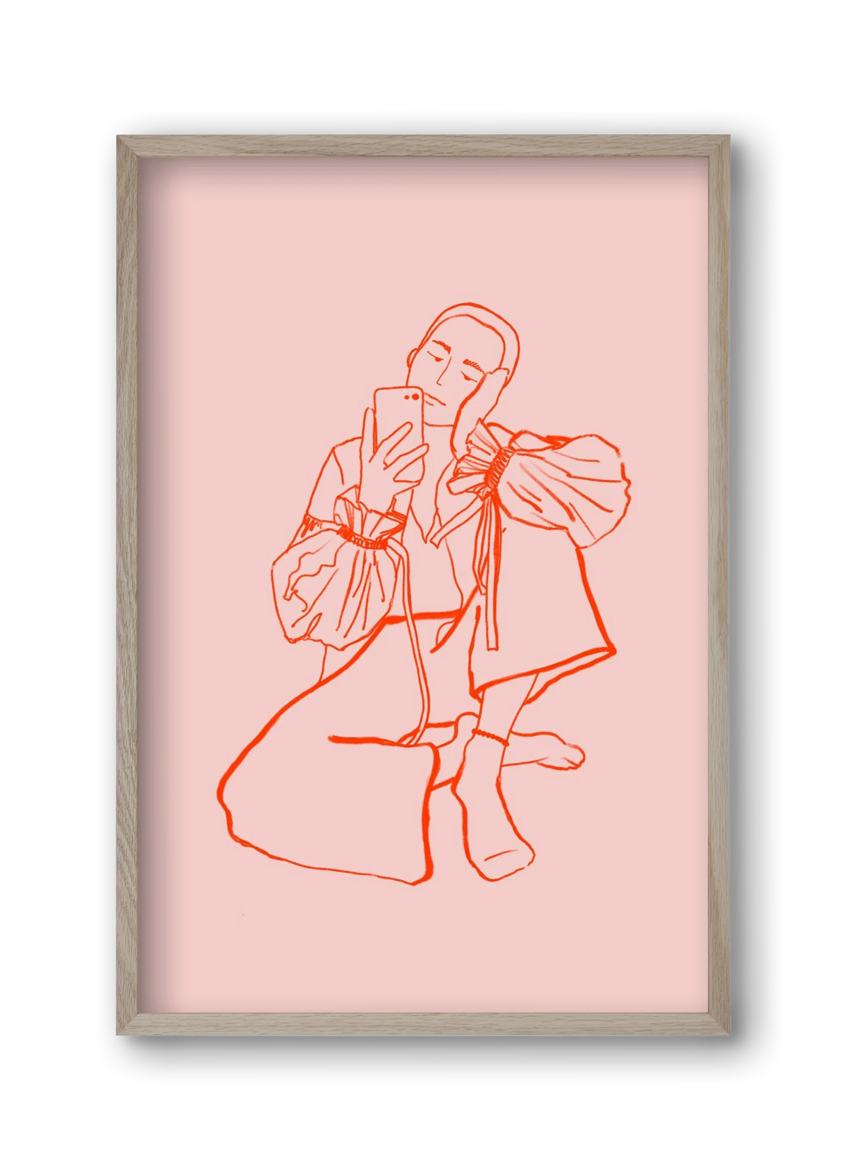 MIRROR SELFIE PINK - artbridge