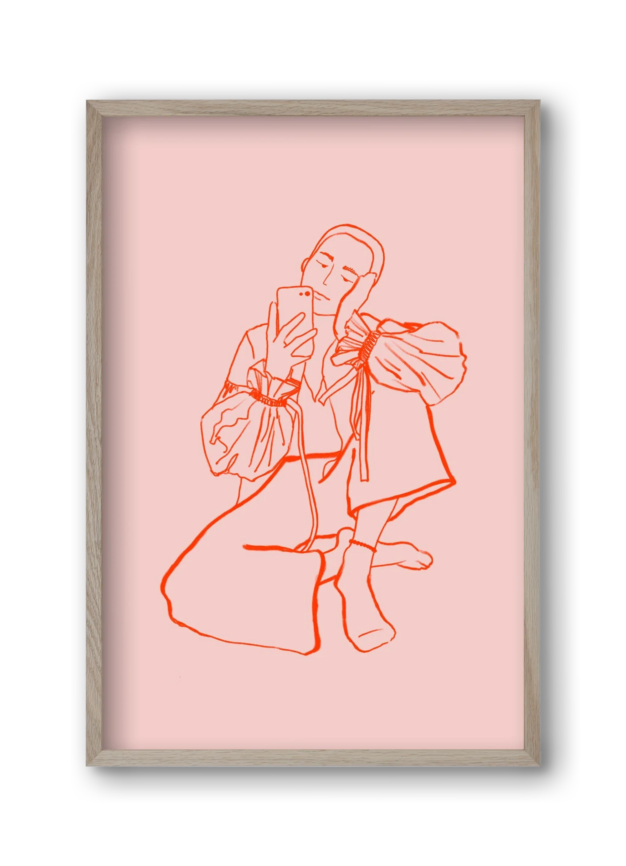 MIRROR SELFIE PINK - artbridge
