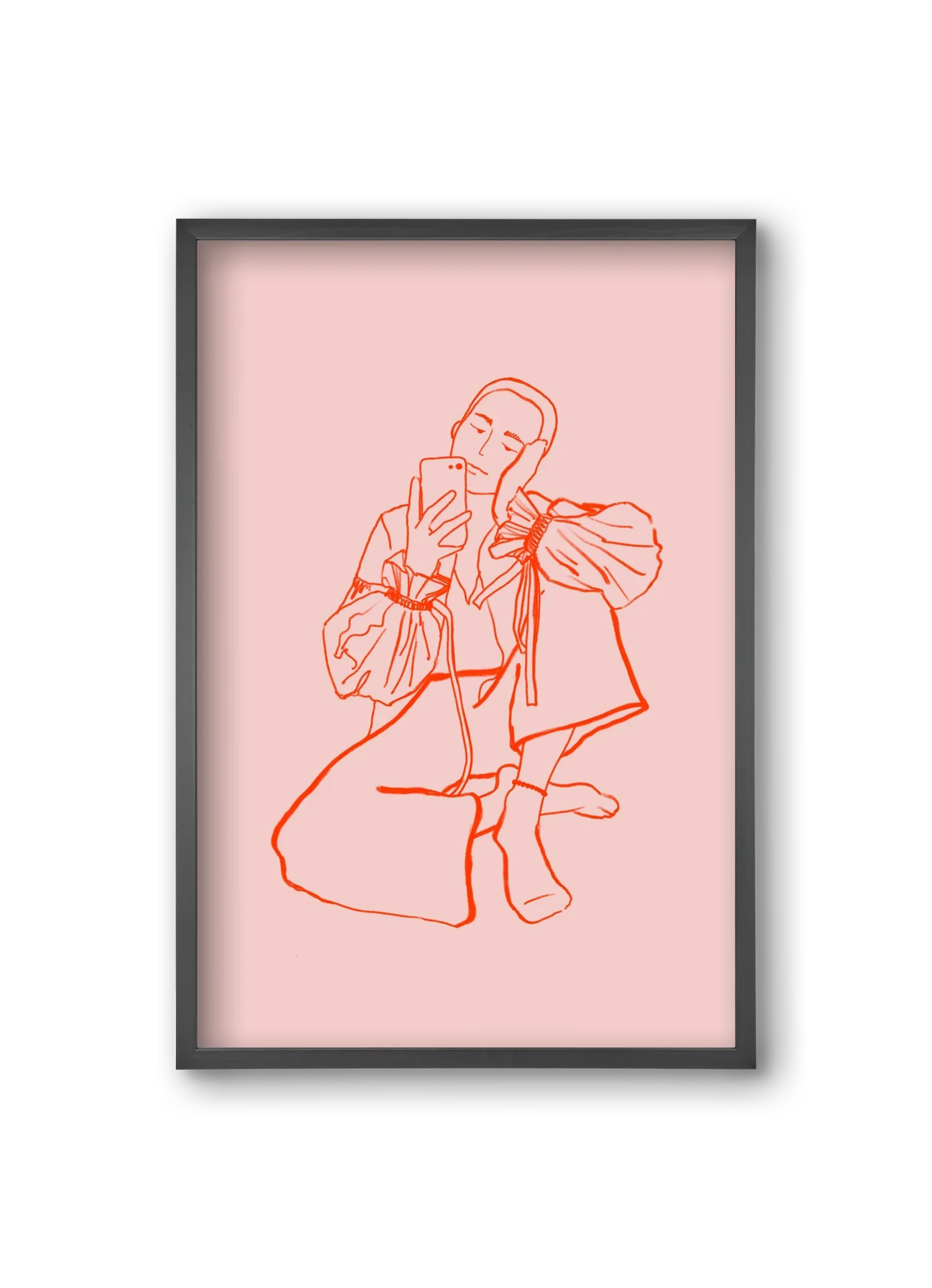 MIRROR SELFIE PINK - artbridge