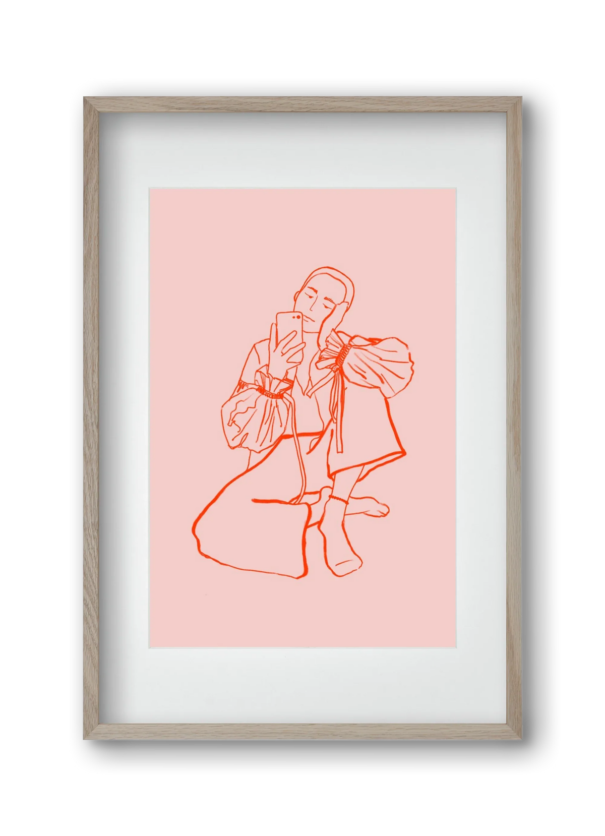 MIRROR SELFIE PINK - artbridge