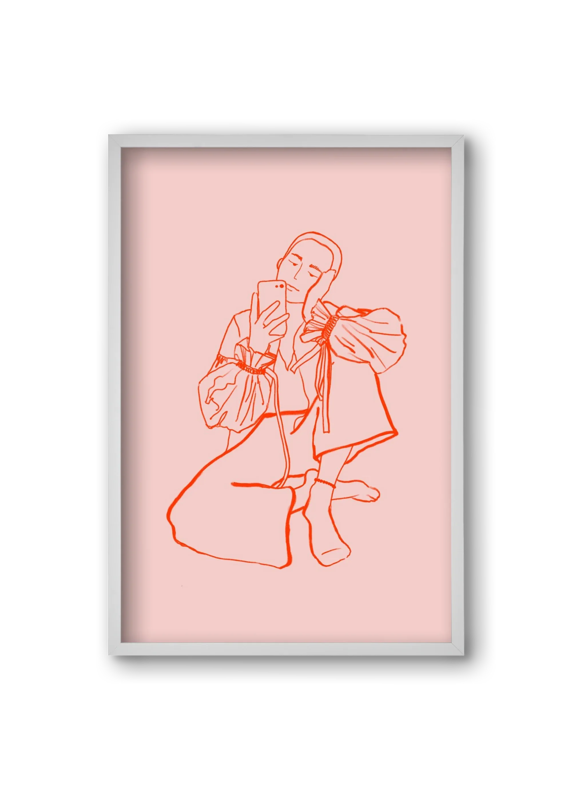 MIRROR SELFIE PINK - artbridge