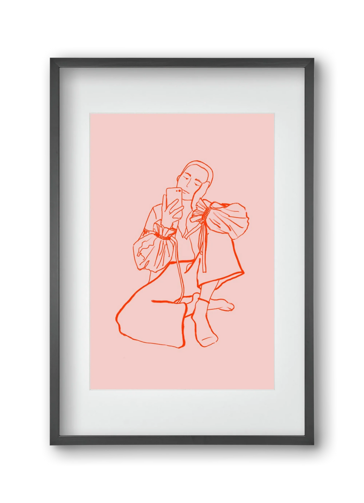 MIRROR SELFIE PINK - artbridge