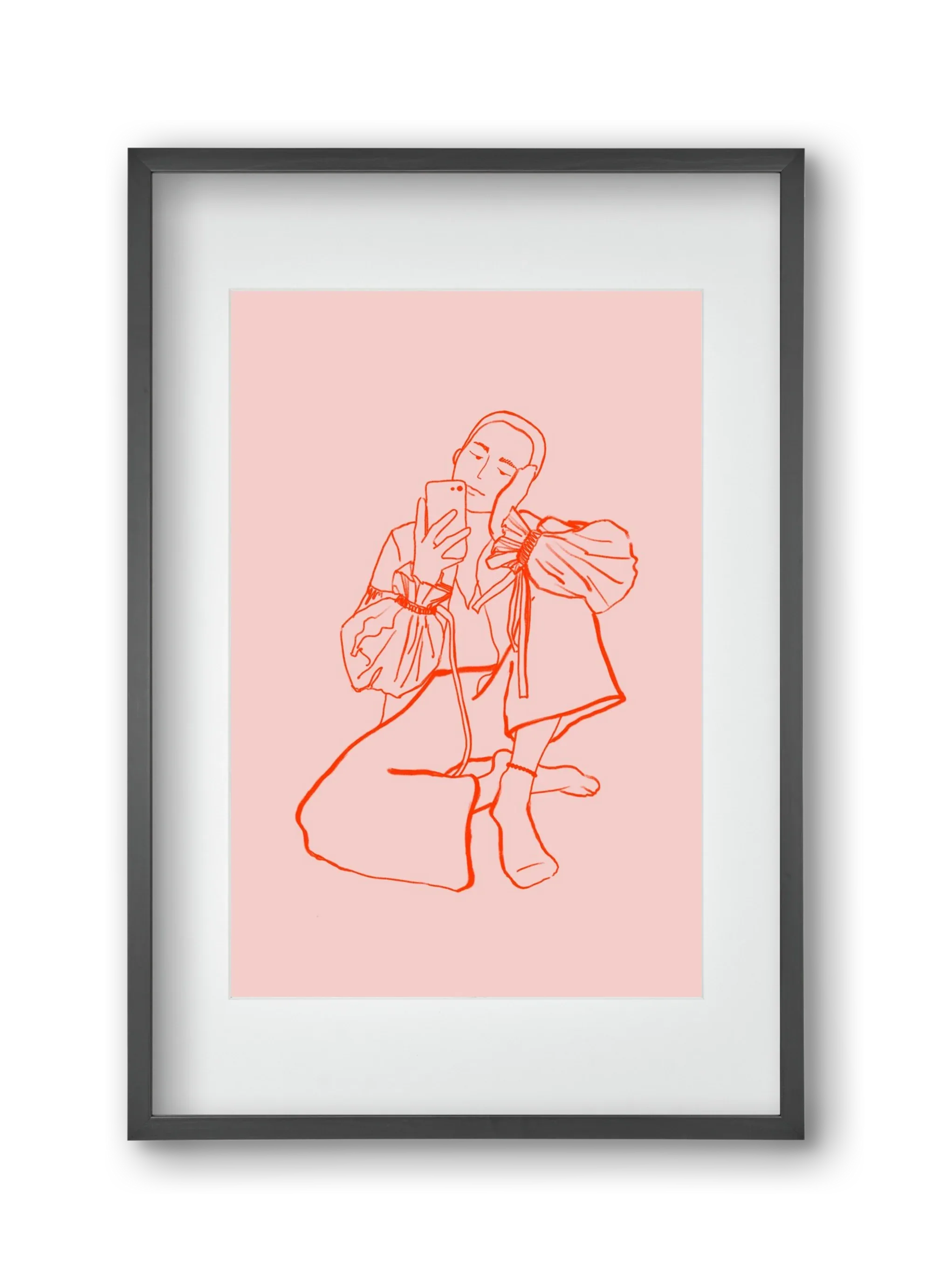 MIRROR SELFIE PINK - artbridge