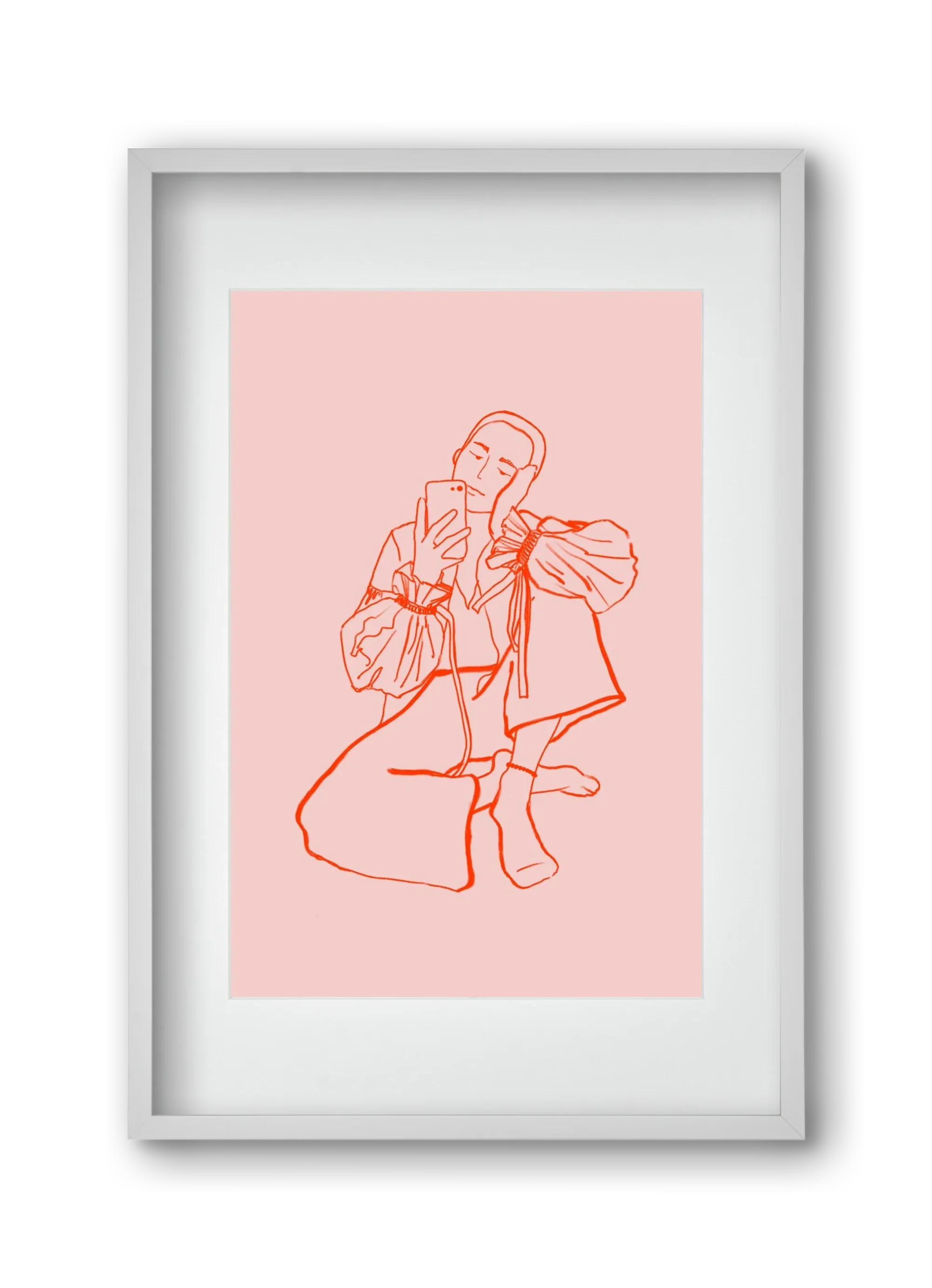 MIRROR SELFIE PINK - artbridge