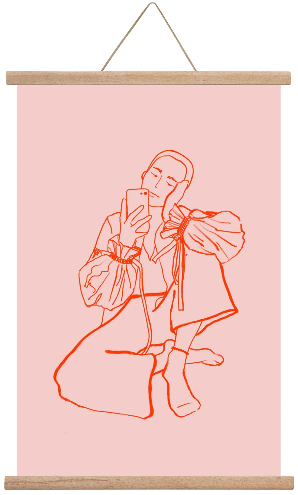 MIRROR SELFIE PINK - artbridge