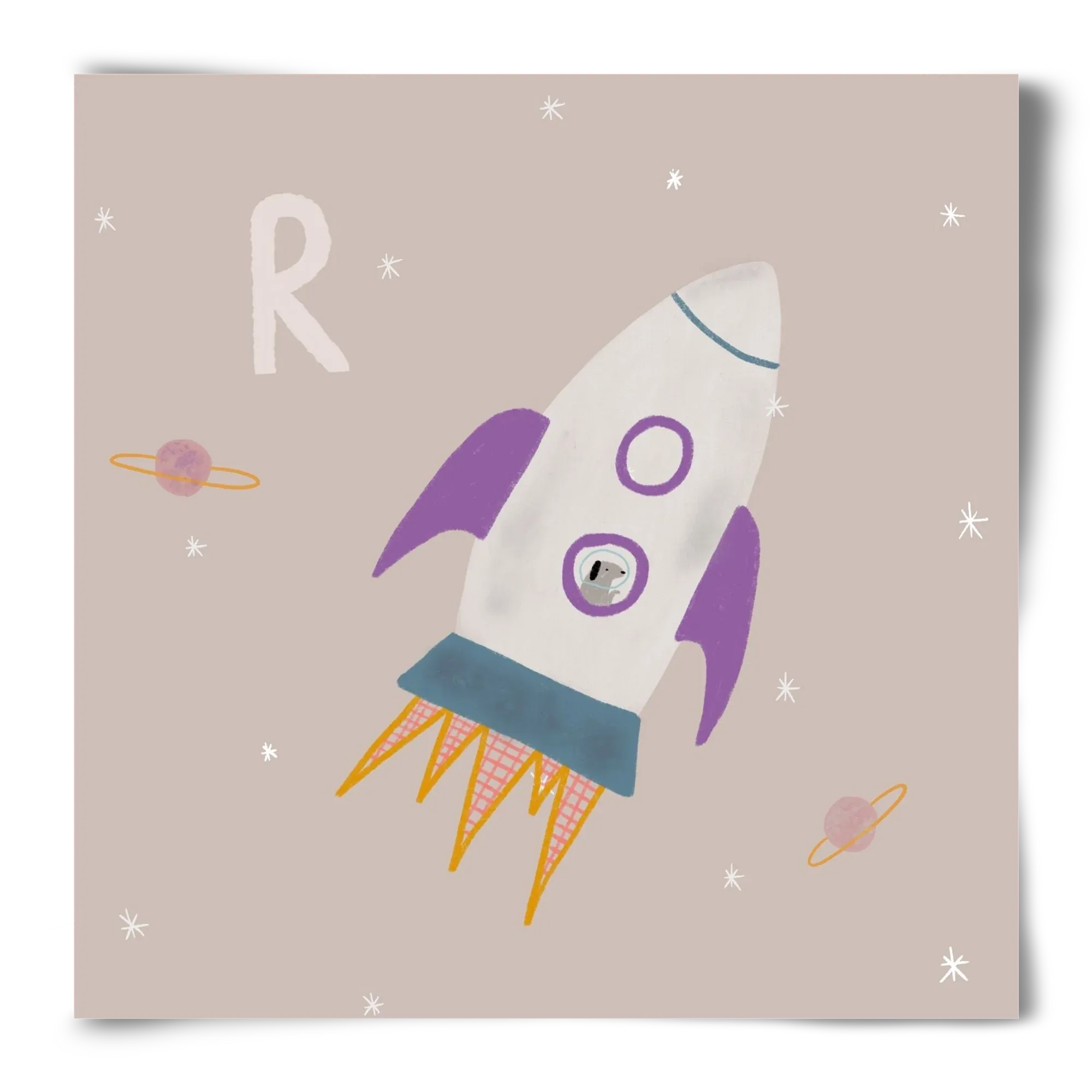 R, mint Rakéta - artbridge