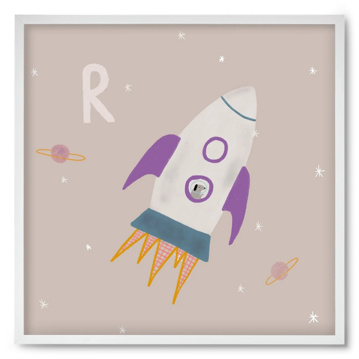 R, mint Rakéta - artbridge