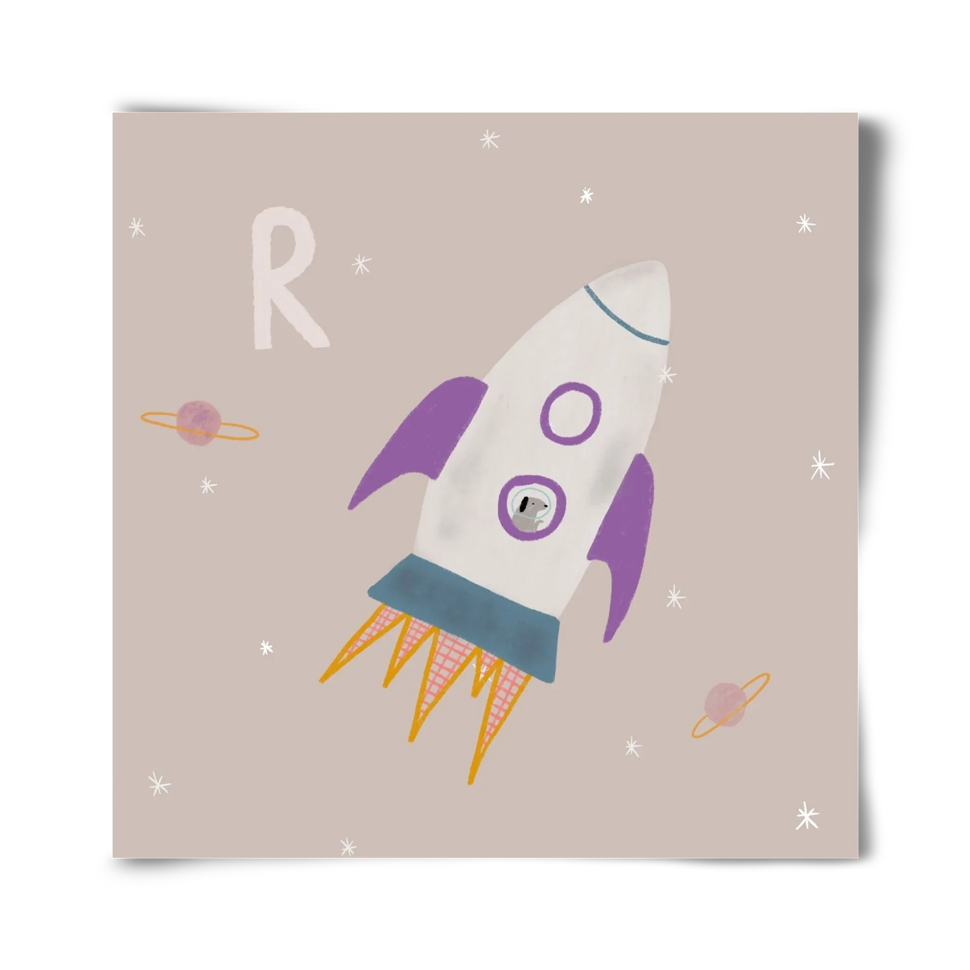 R, mint Rakéta - artbridge