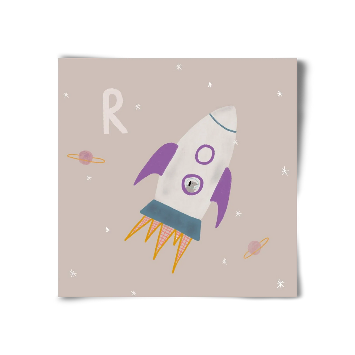 R, mint Rakéta - artbridge