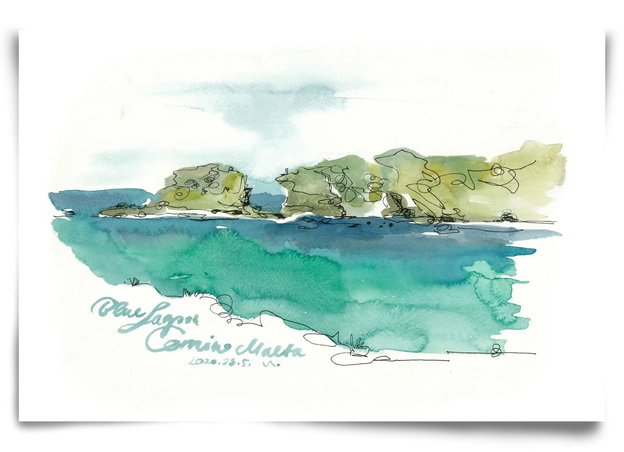 BLUE LAGOON - Comino, Malta - 2020.03.05. - artbridge