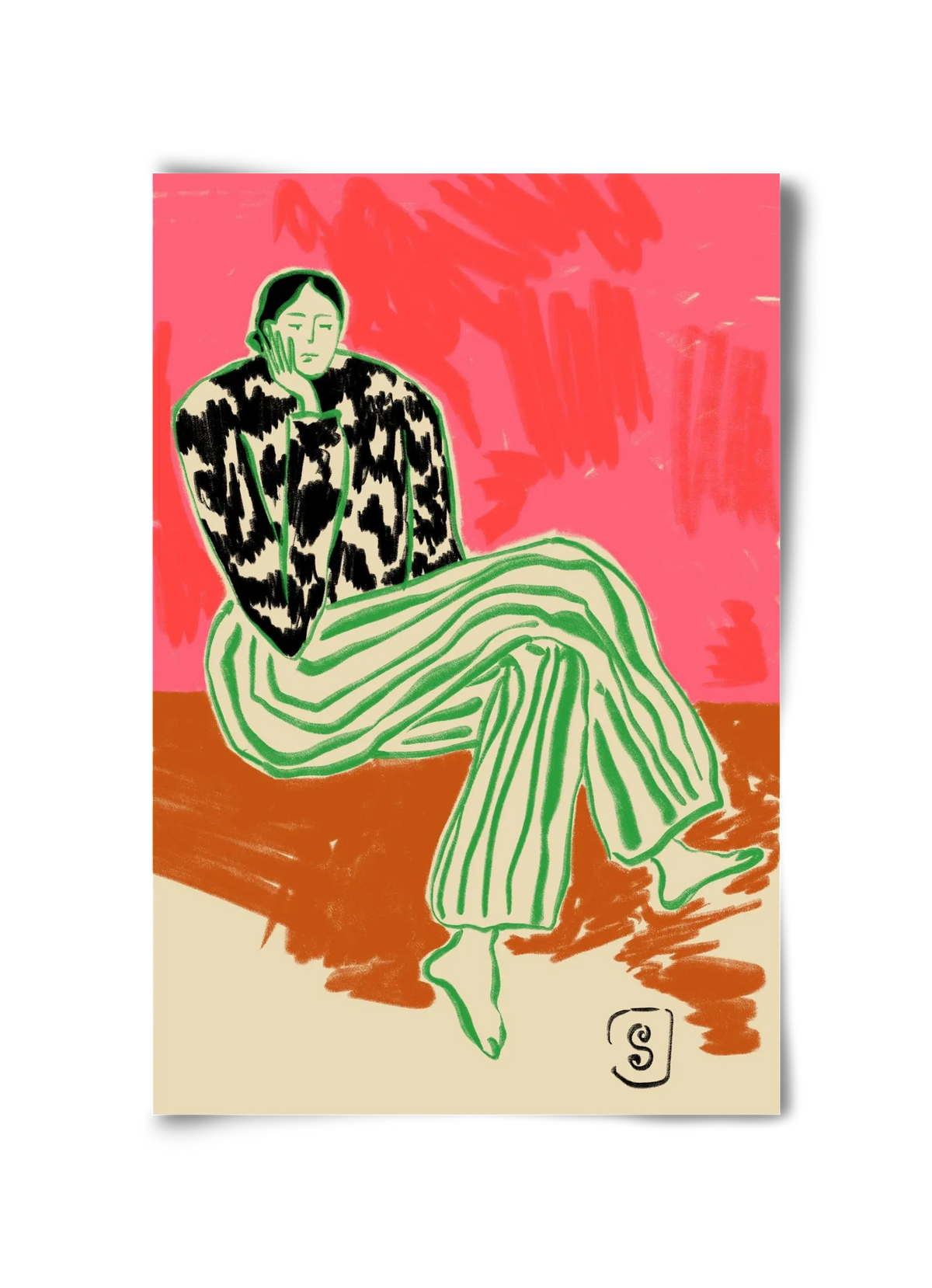 CALM WOMAN PORTRAIT - artbridge