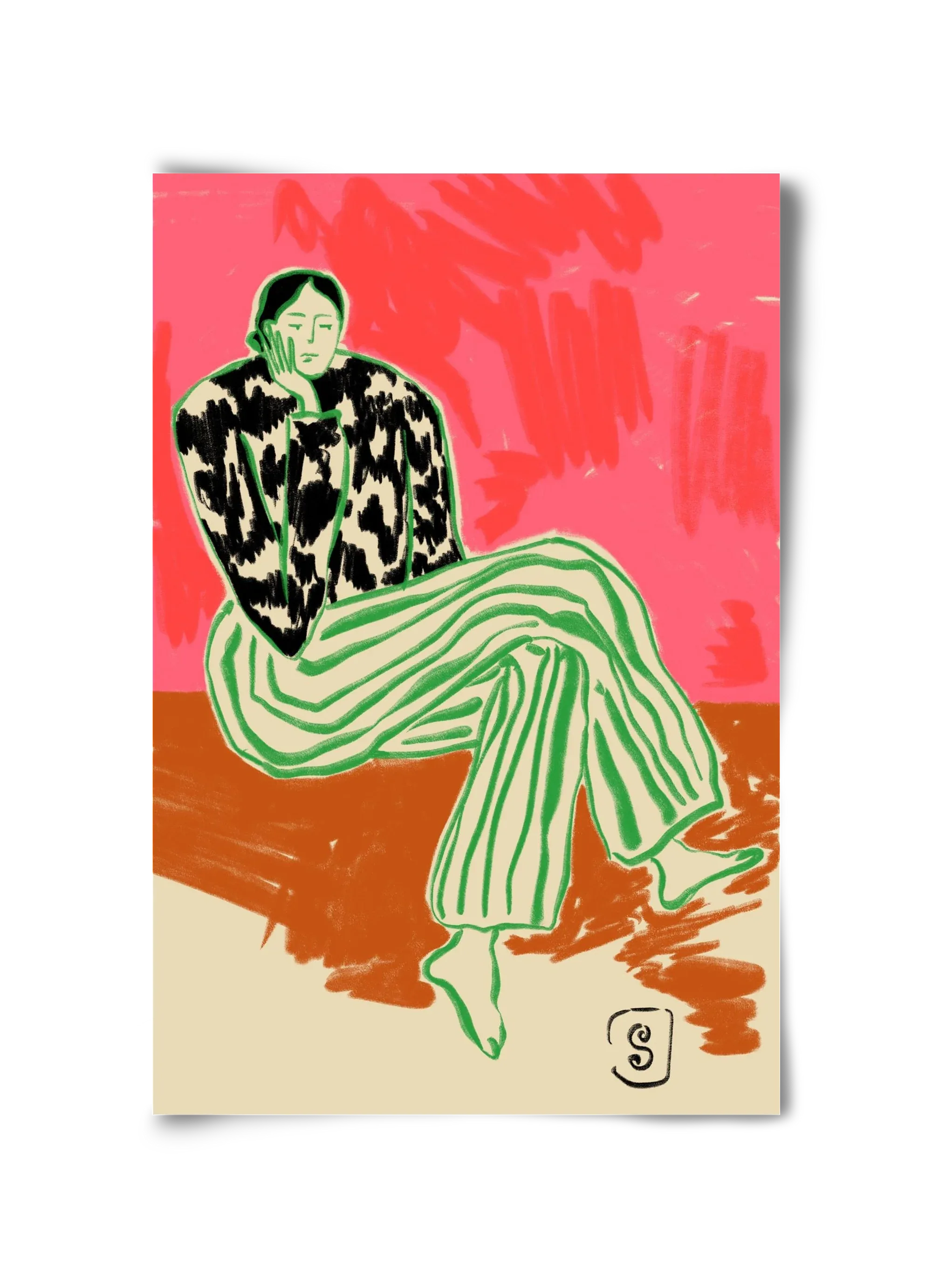 CALM WOMAN PORTRAIT - artbridge