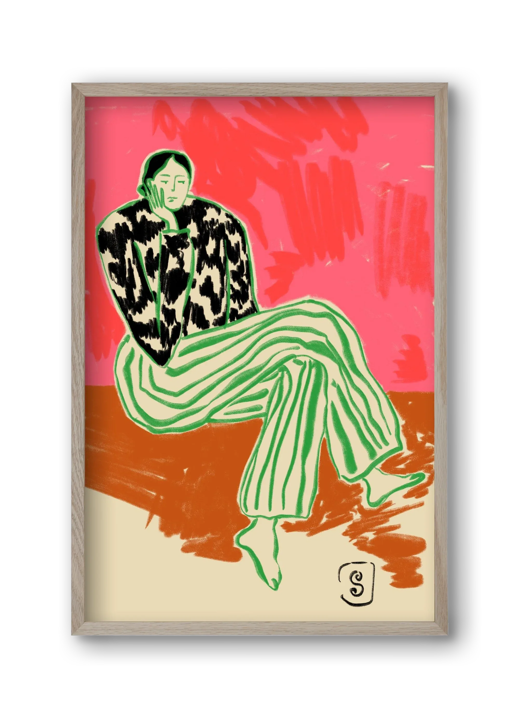 CALM WOMAN PORTRAIT - artbridge