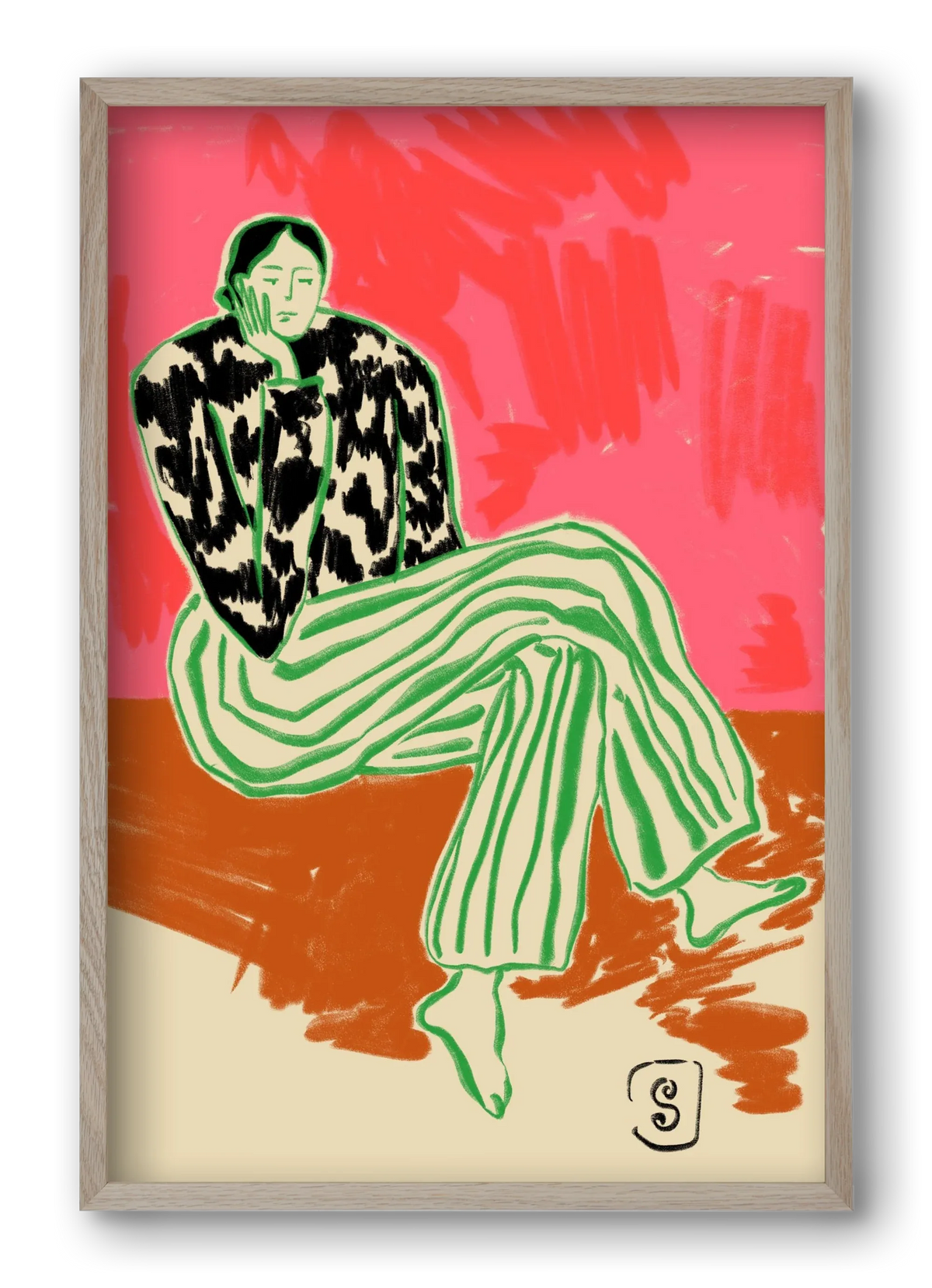 CALM WOMAN PORTRAIT - artbridge