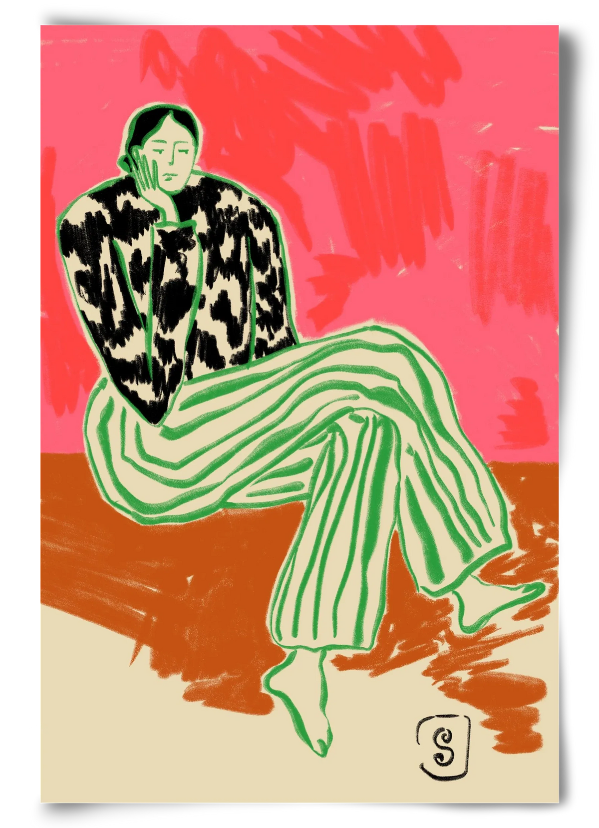 CALM WOMAN PORTRAIT - artbridge