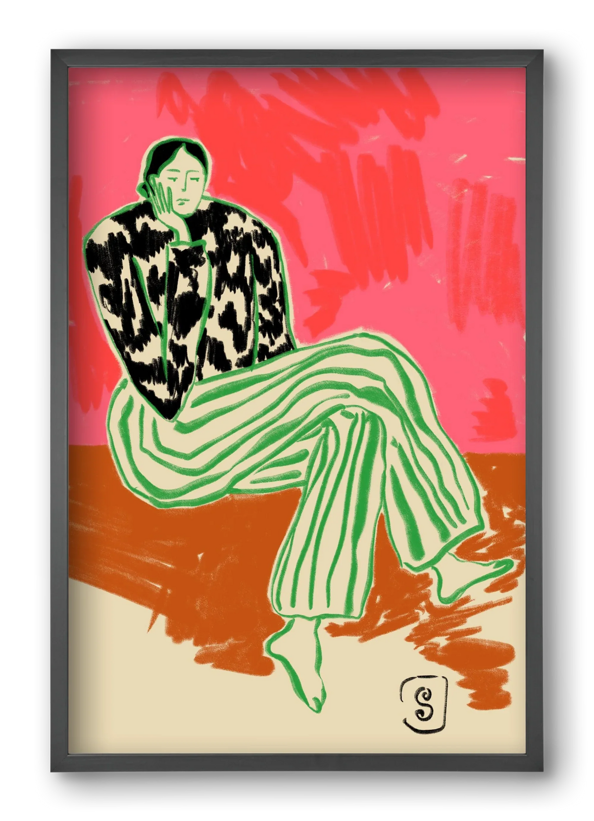 CALM WOMAN PORTRAIT - artbridge