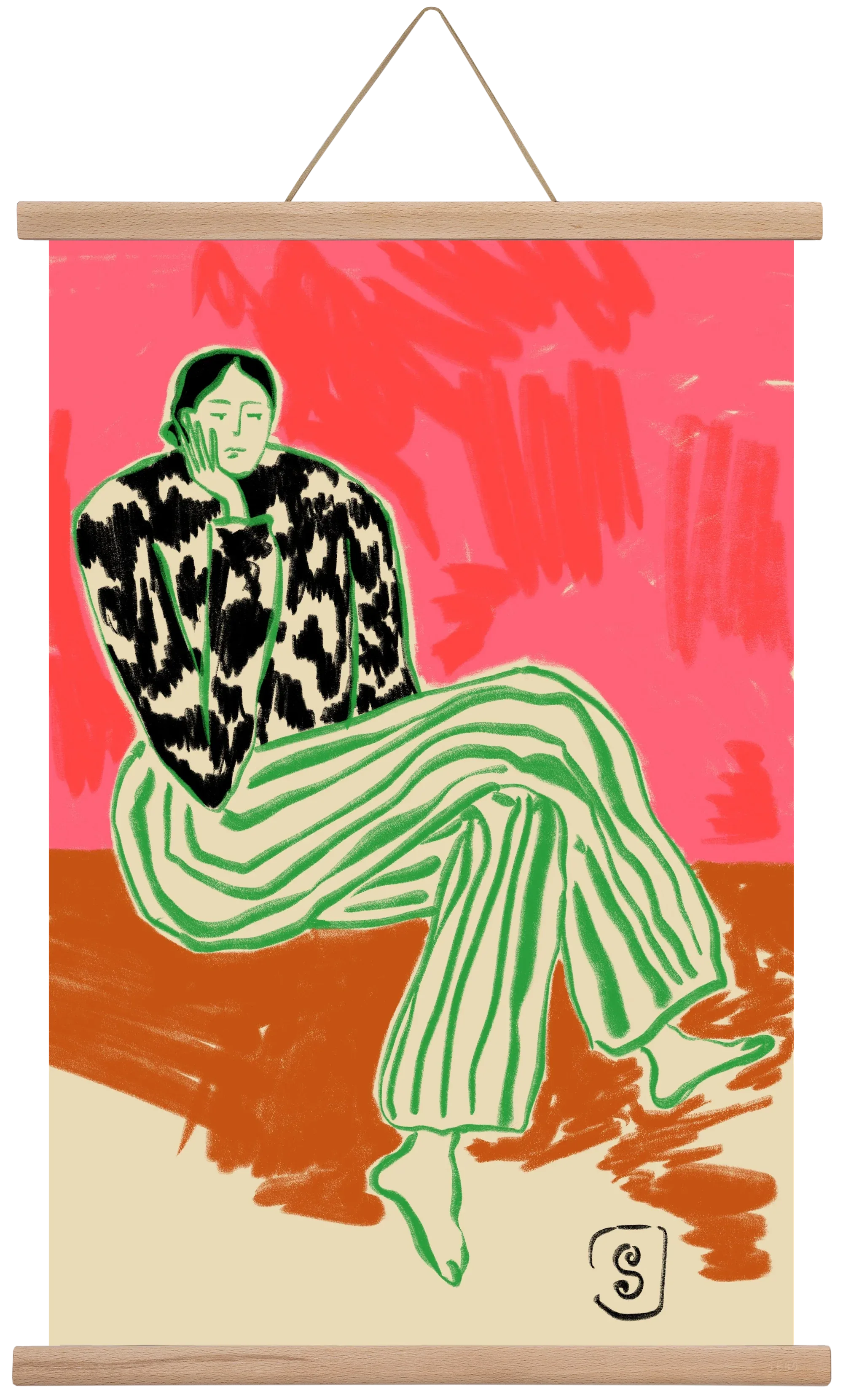 CALM WOMAN PORTRAIT - artbridge