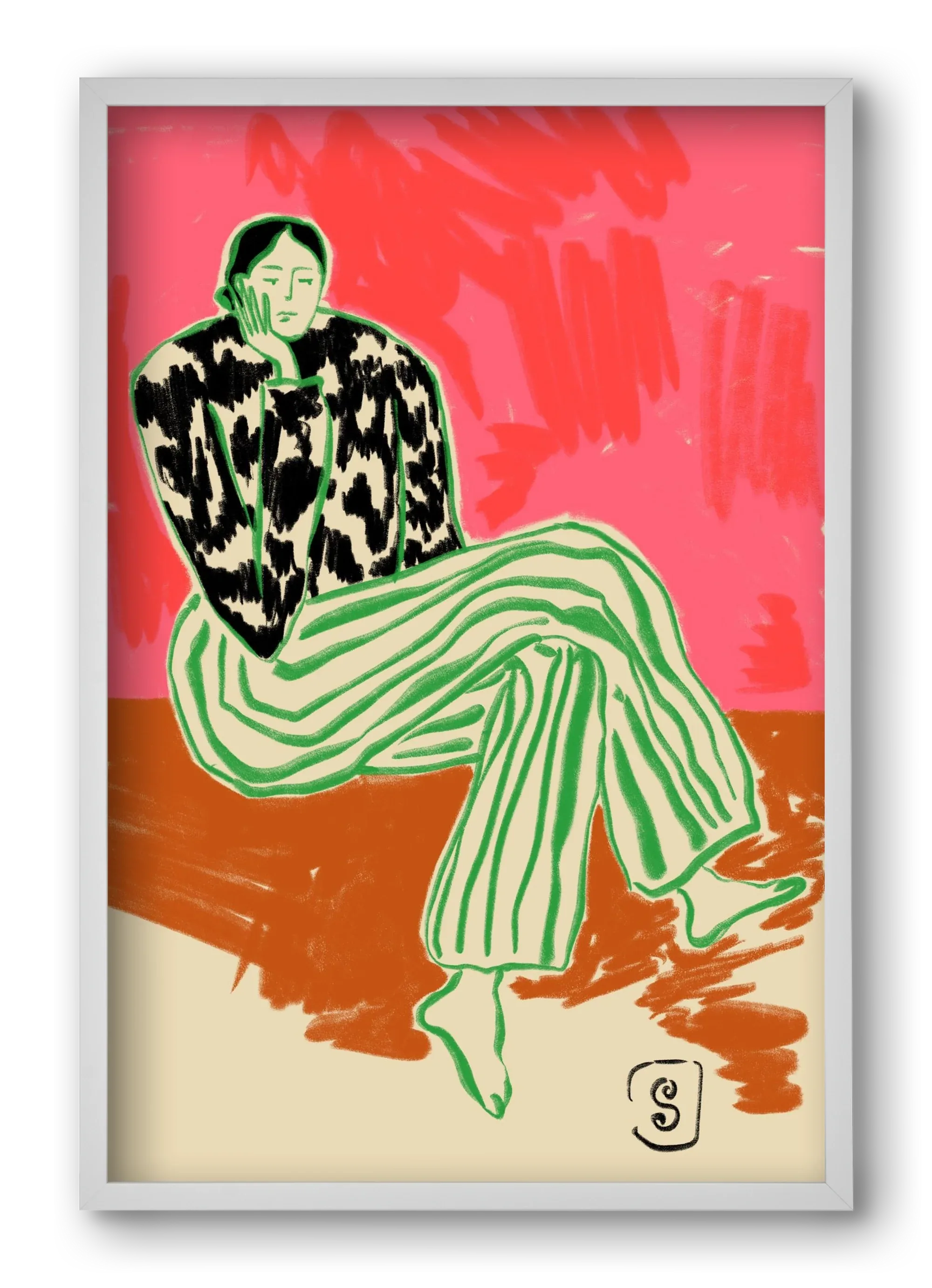 CALM WOMAN PORTRAIT - artbridge