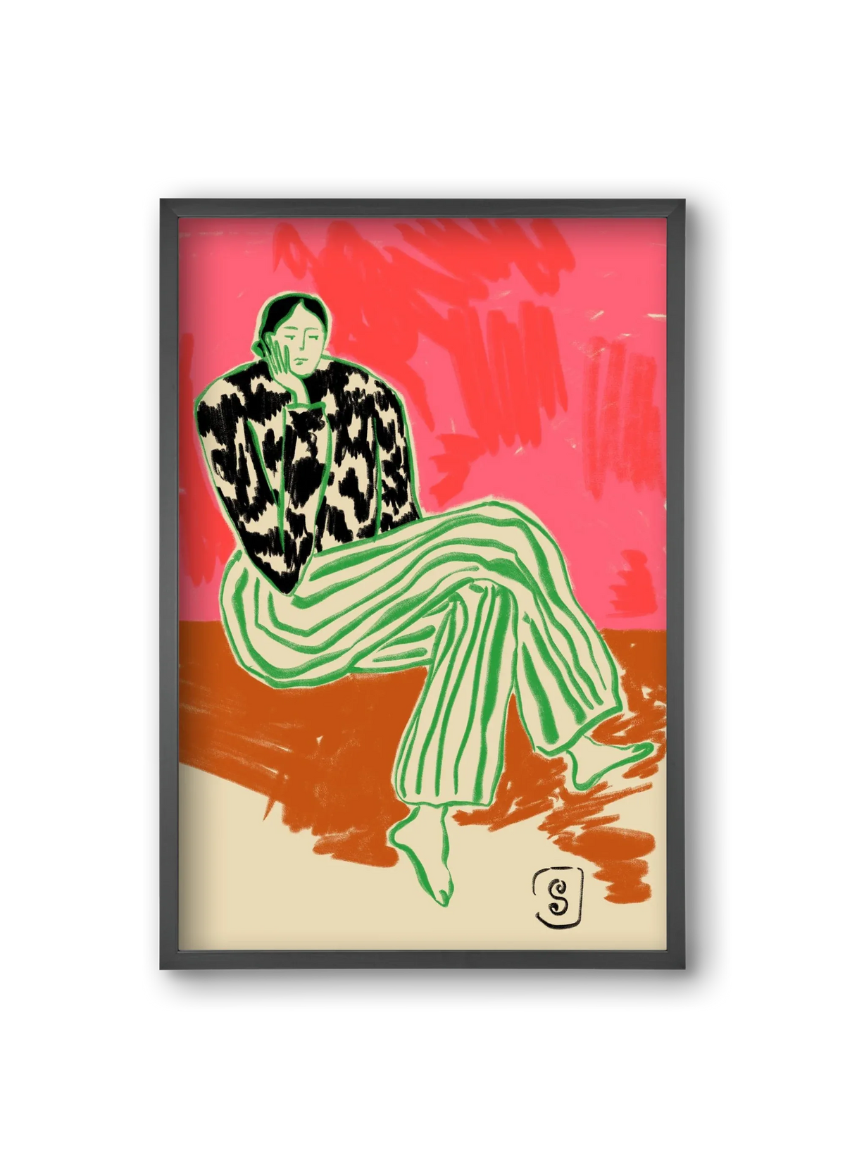 CALM WOMAN PORTRAIT - artbridge