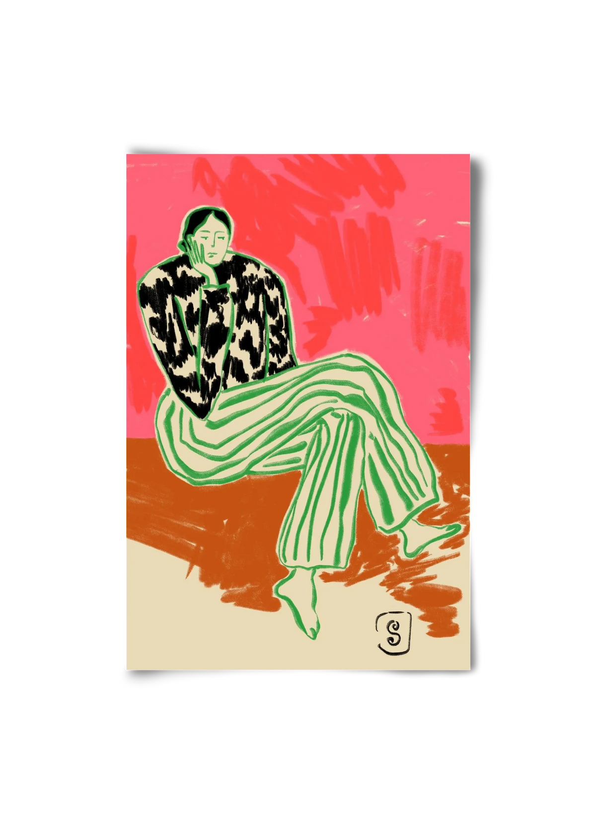 CALM WOMAN PORTRAIT - artbridge