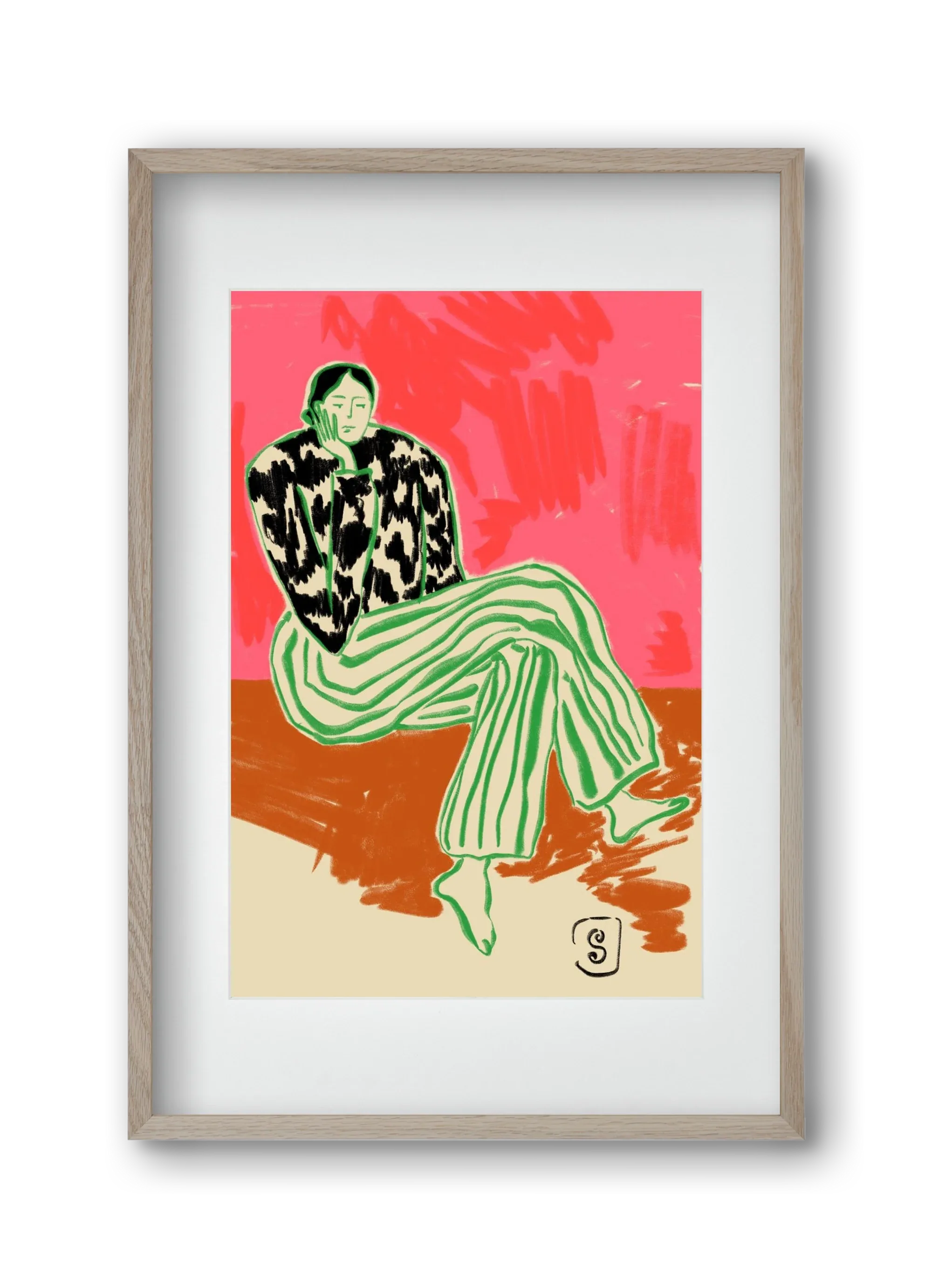 CALM WOMAN PORTRAIT - artbridge