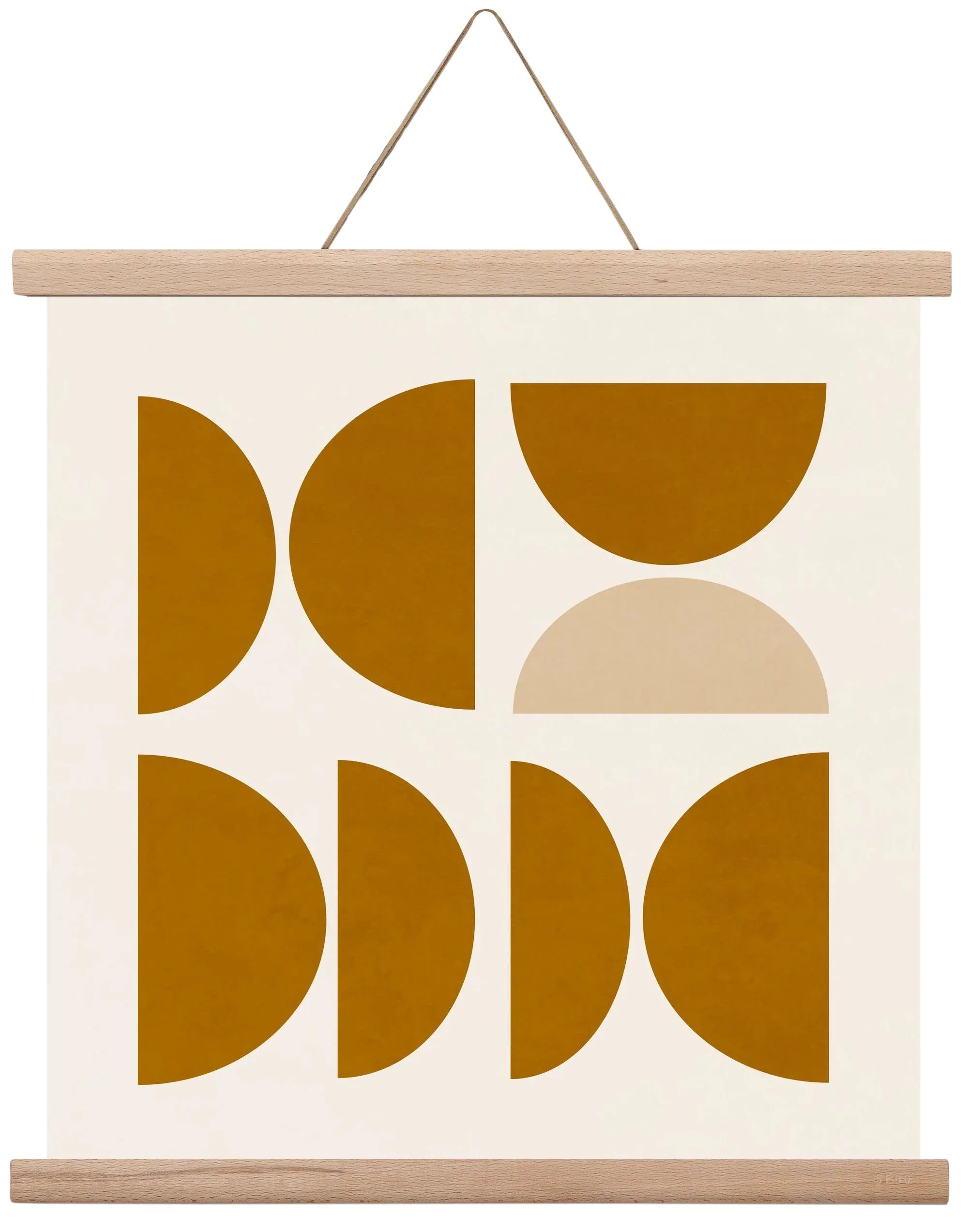 GEOMETRIC ART - YELLOW I - artbridge
