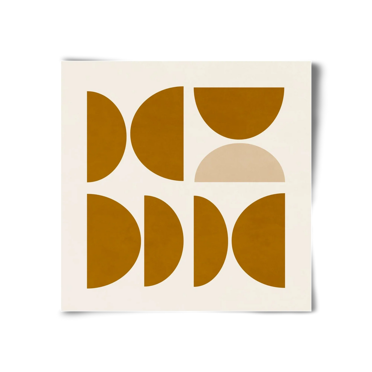 GEOMETRIC ART - YELLOW I - artbridge