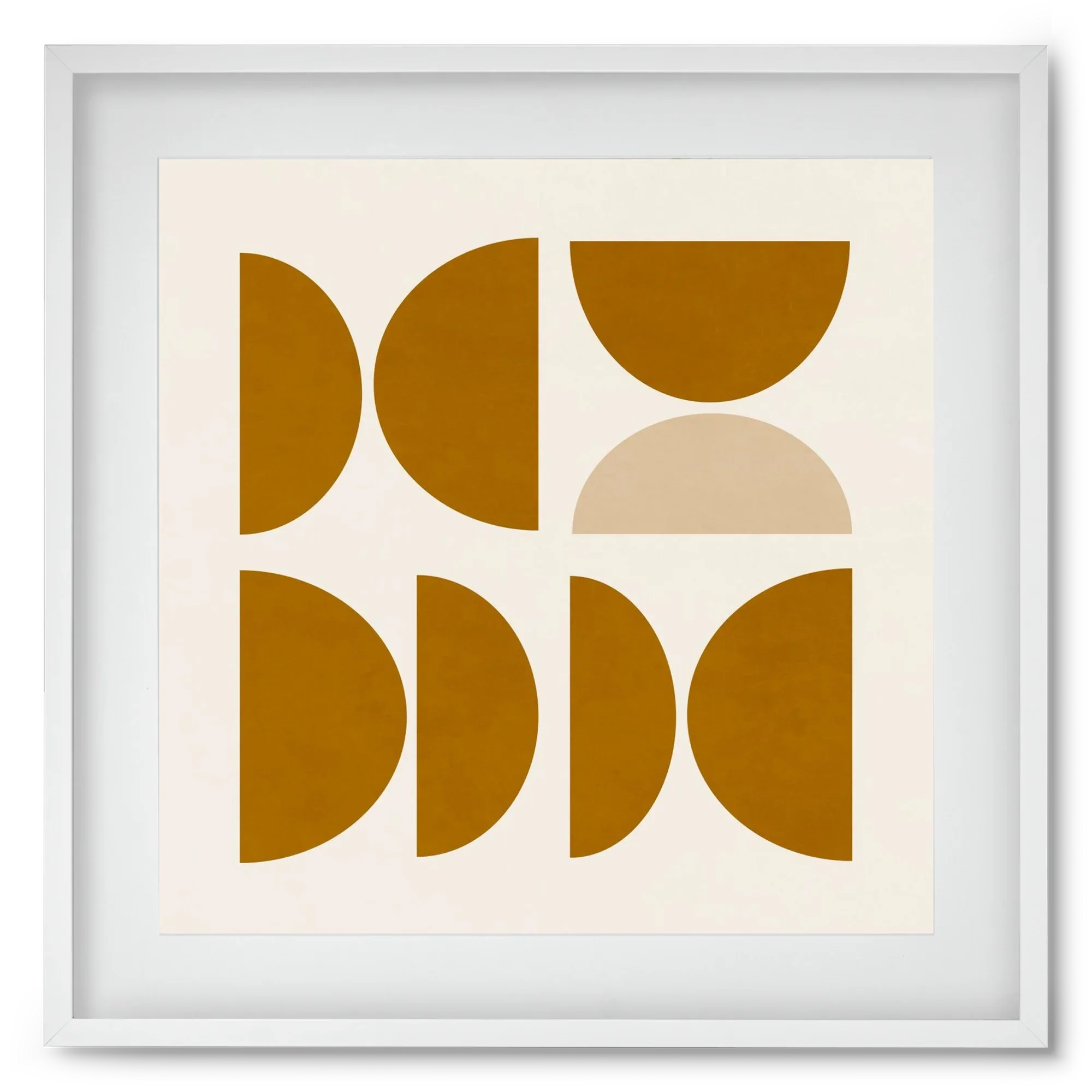 GEOMETRIC ART - YELLOW I - artbridge
