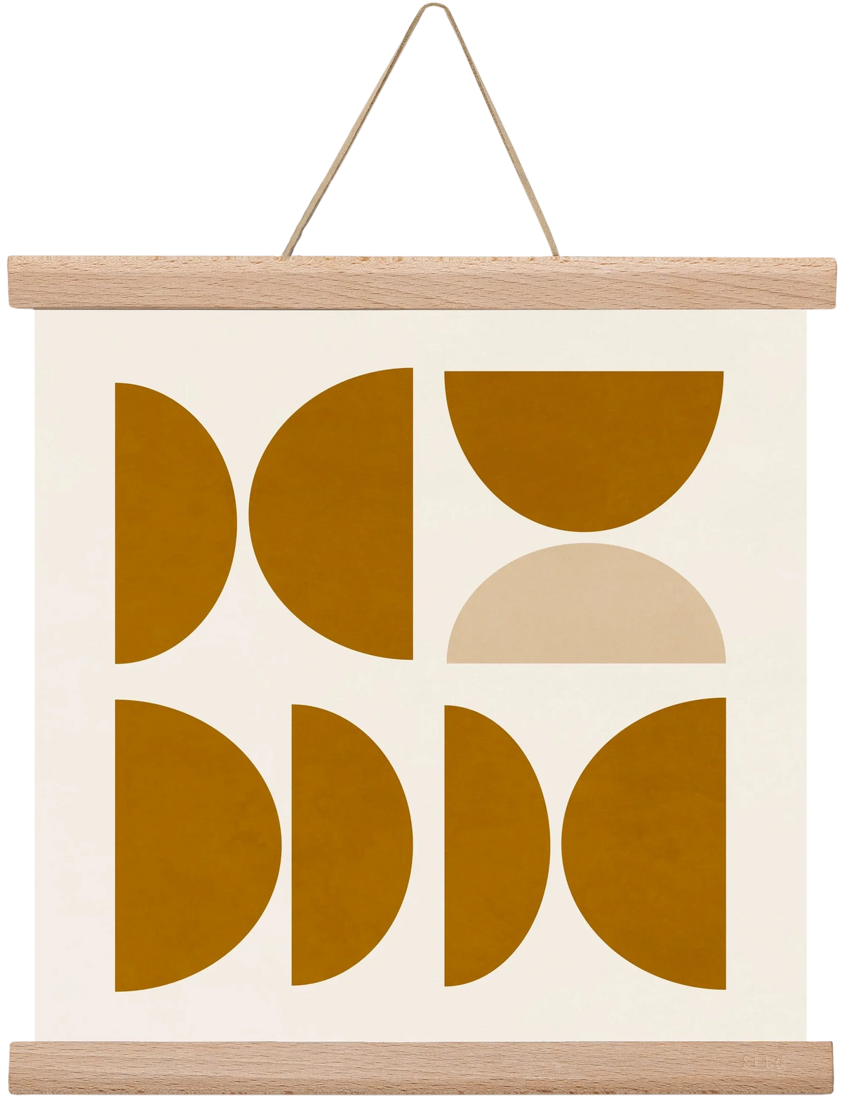 GEOMETRIC ART - YELLOW I - artbridge