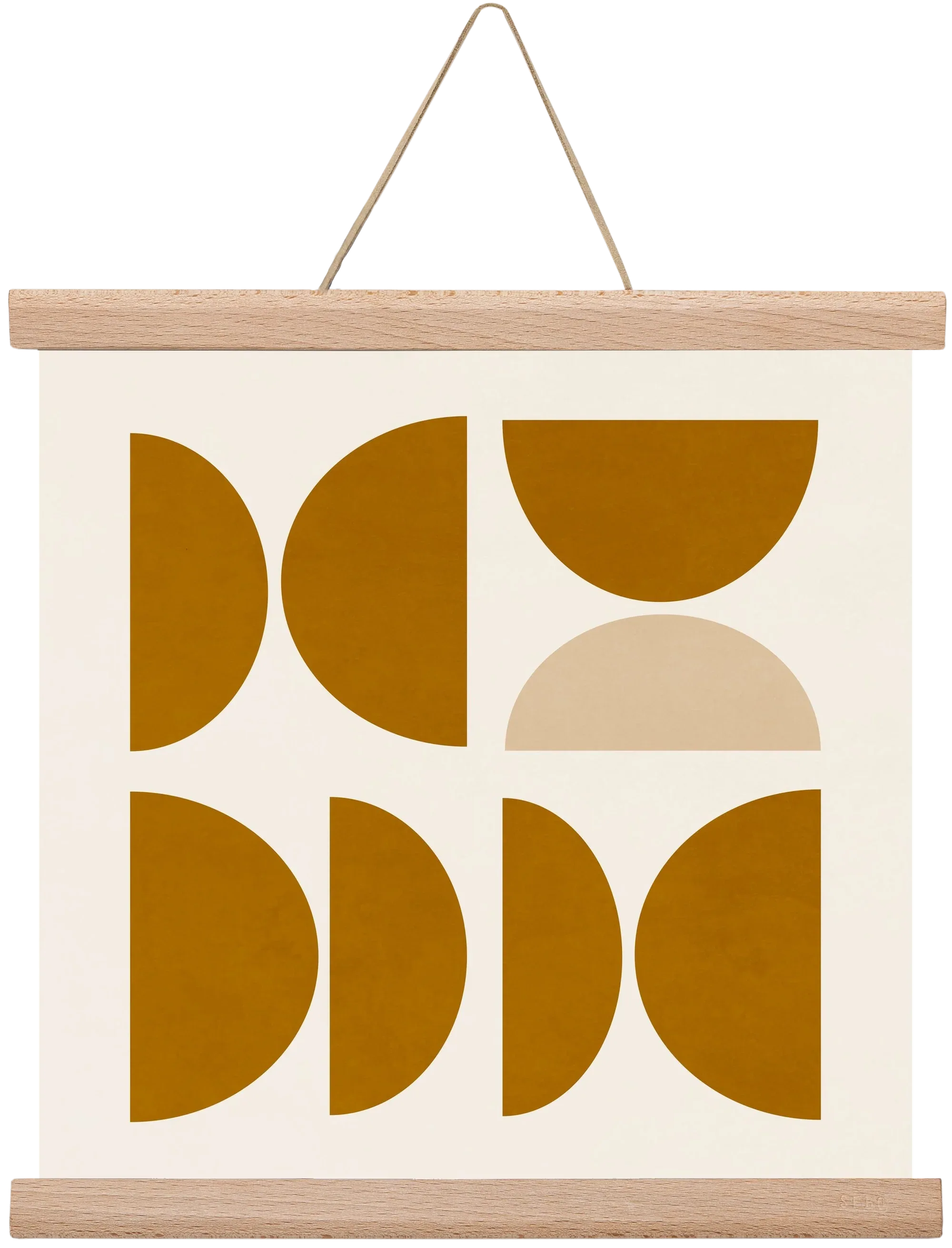 GEOMETRIC ART - YELLOW I - artbridge