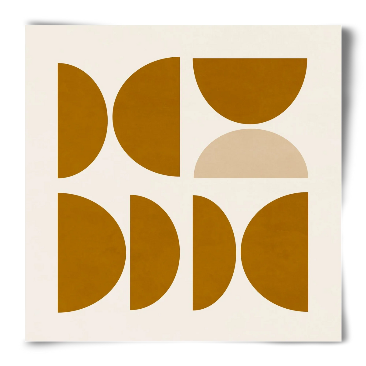 GEOMETRIC ART - YELLOW I - artbridge